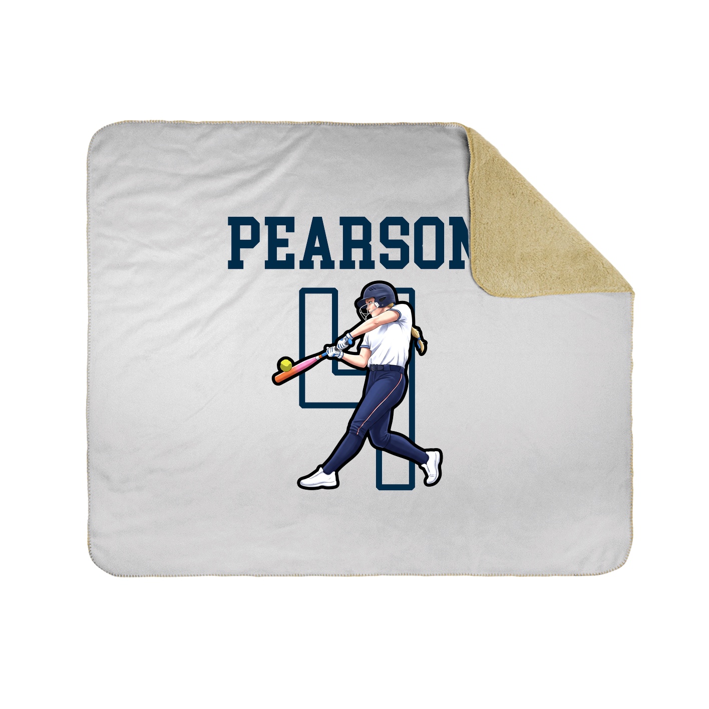 Throw Blanket — Shirsey in White
