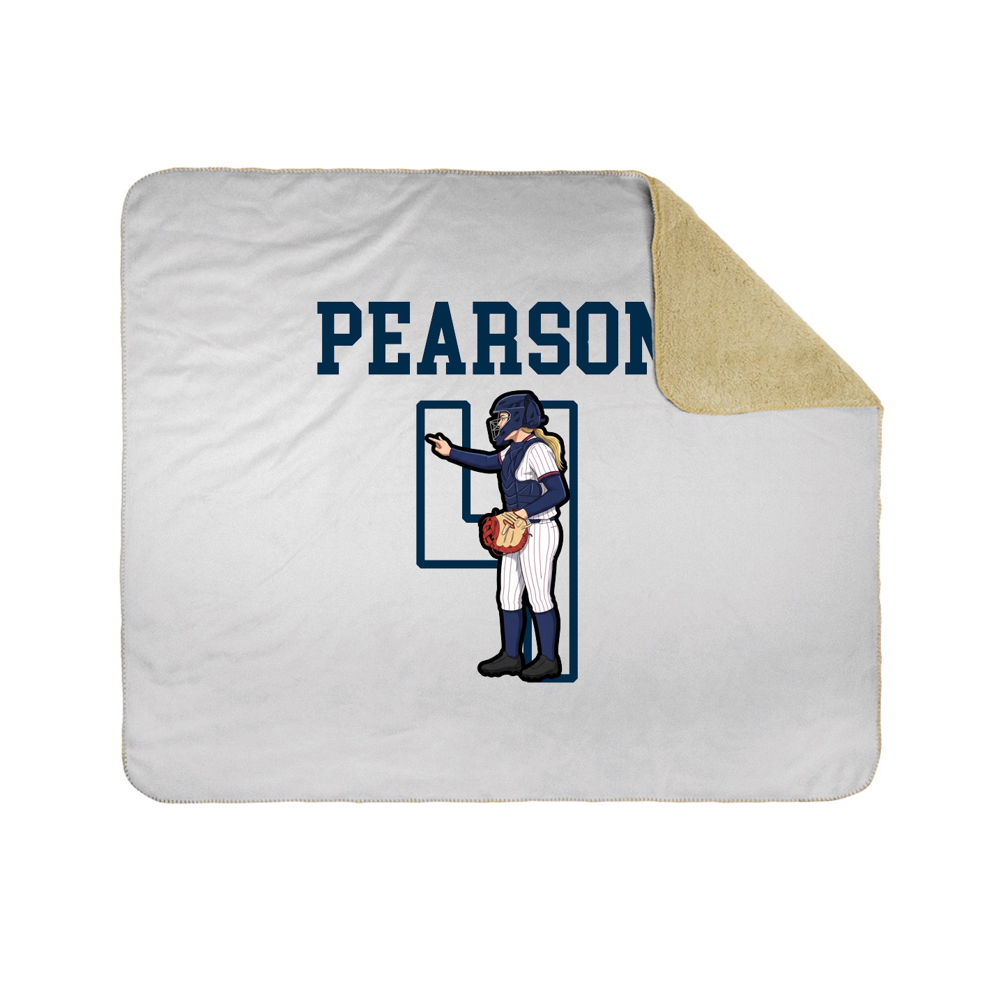 Throw Blanket — Shirsey in White