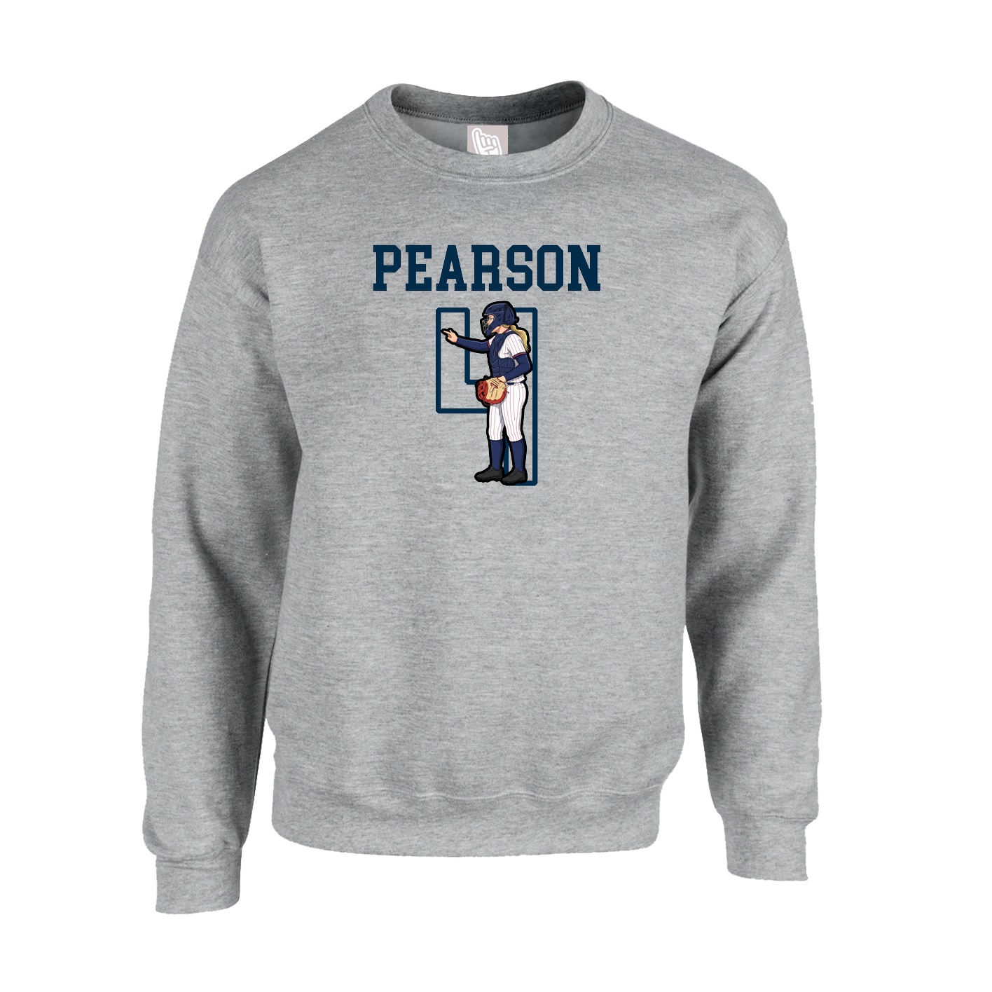 Fleece Crew — Shirsey in Grey