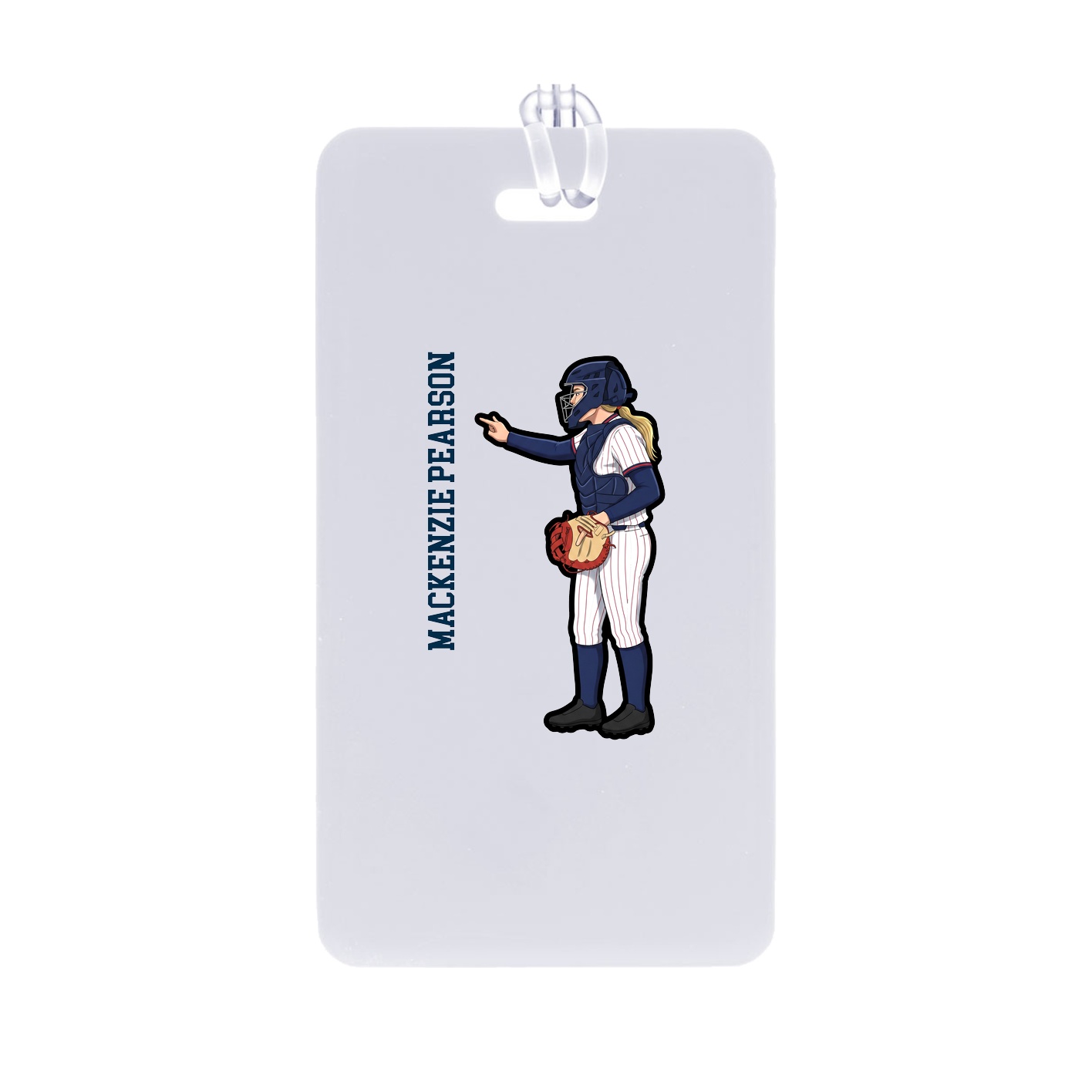 Bag Tag — Name Vertical in Classic