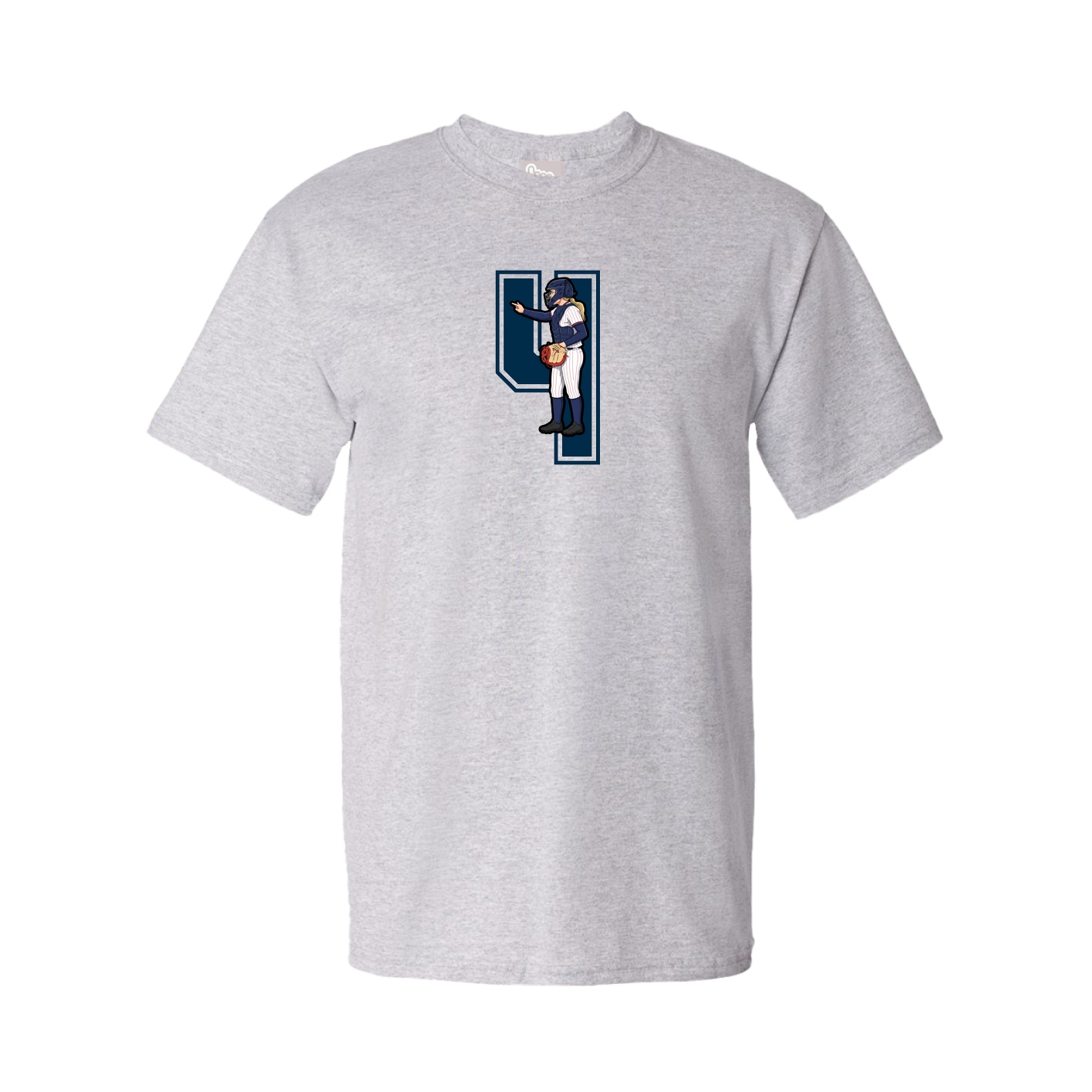 Youth Tee — Number in Grey