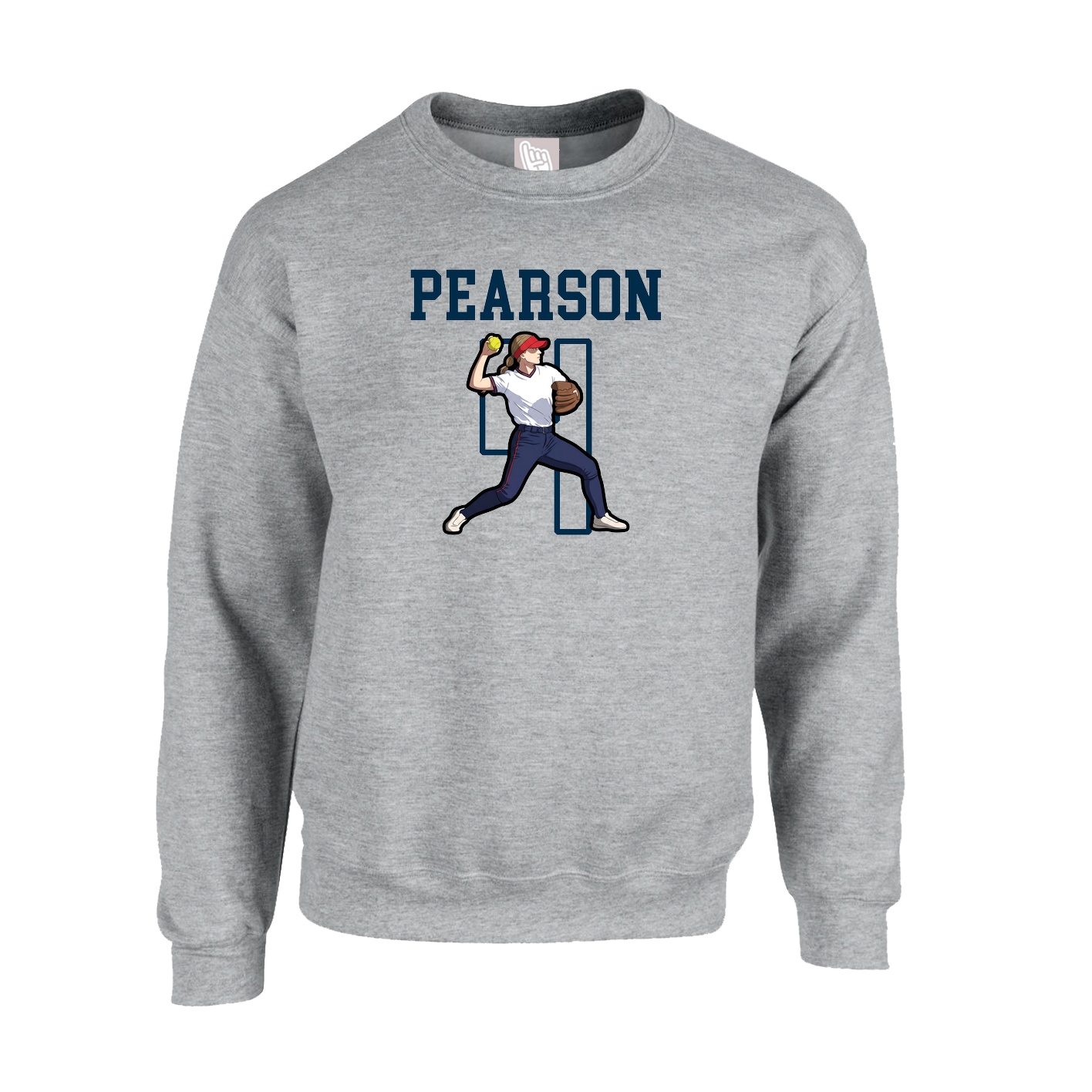 Fleece Crew — Shirsey in Grey