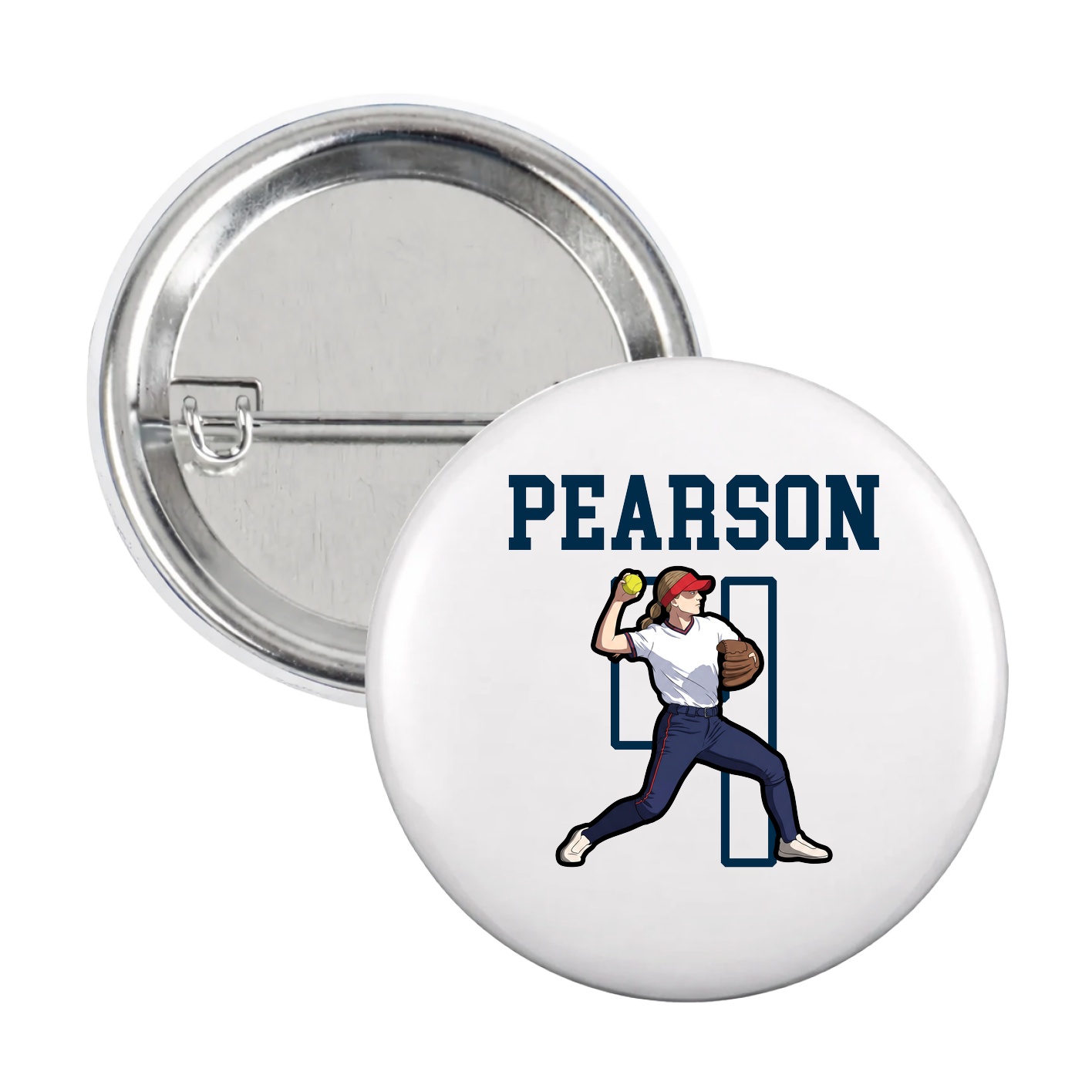 Game Day Button — Shirsey in White