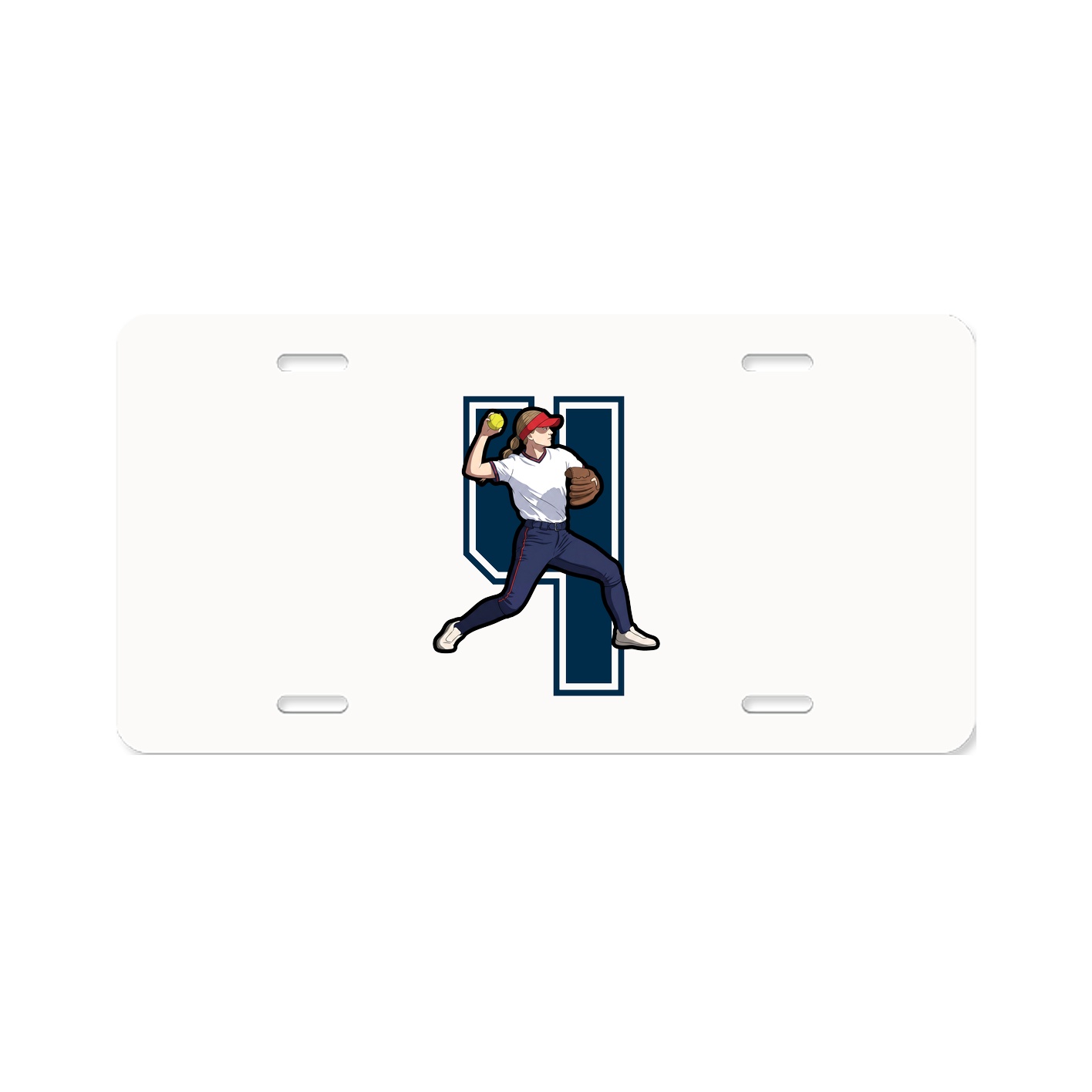 License Plate — Number in Classic