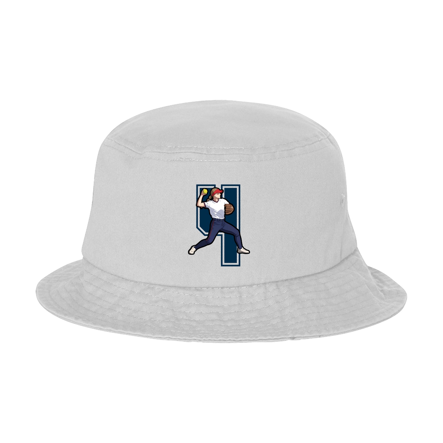 Bucket Cap — Number in White