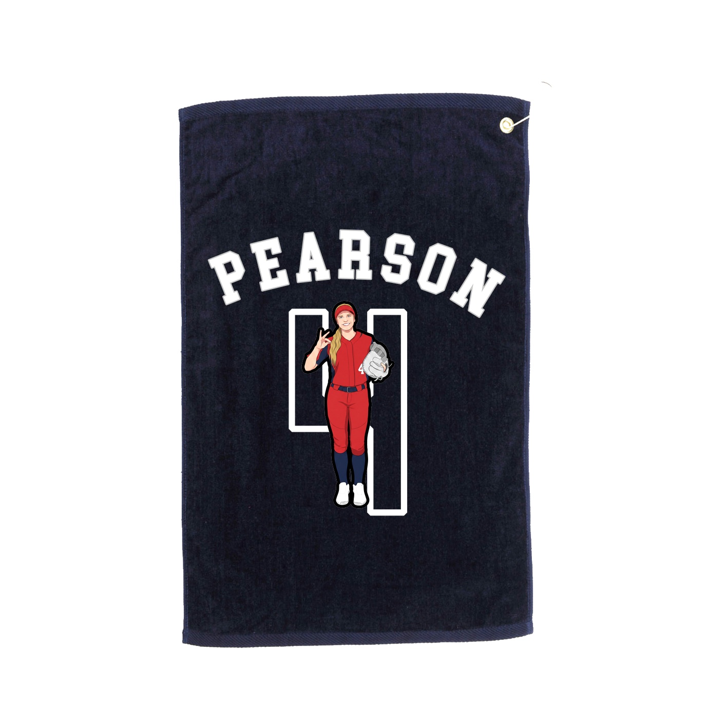 Golf Towel — Shirsey Arch in Navy