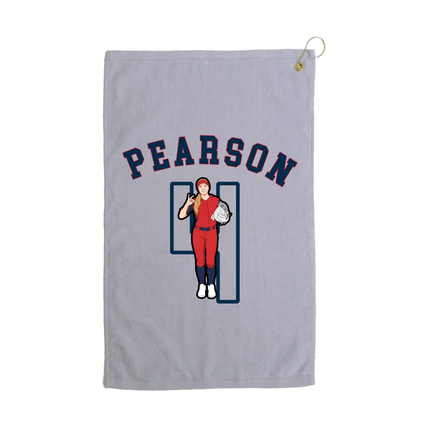 Golf Towel — Shirsey Arch in Grey