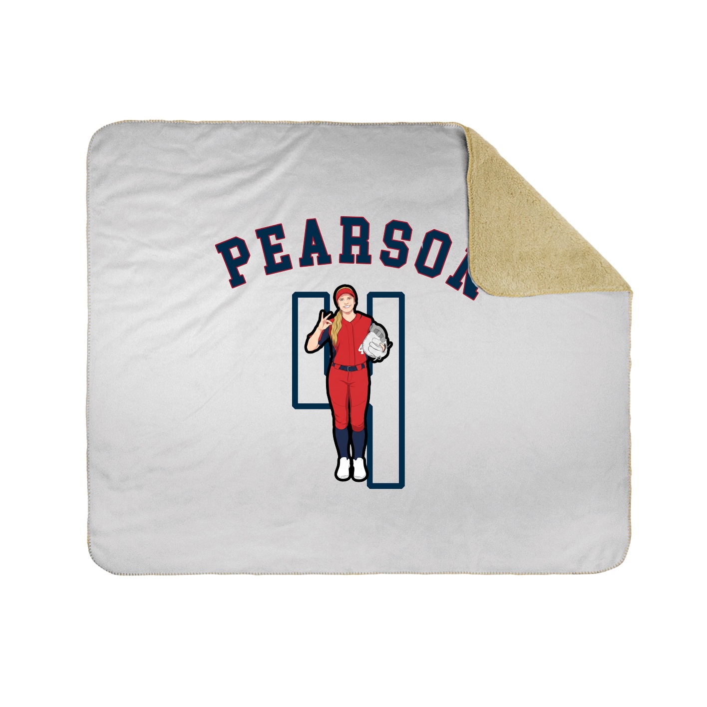 Throw Blanket — Shirsey Arch in White
