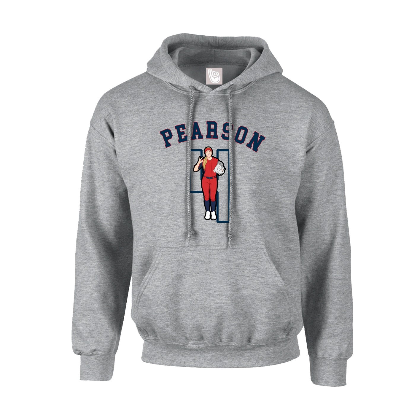Hoodie — Shirsey Arch in Grey