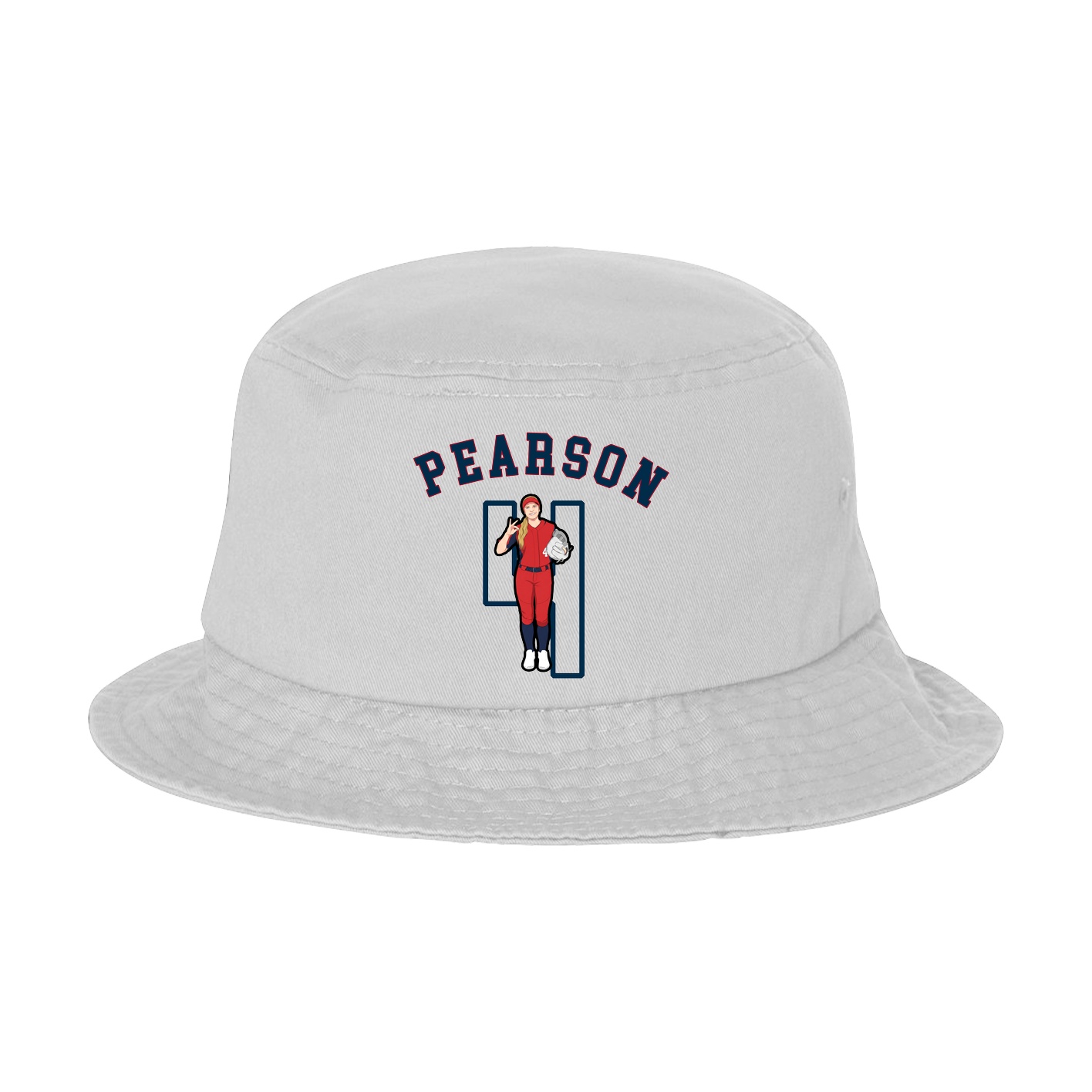 Bucket Cap — Shirsey Arch in White