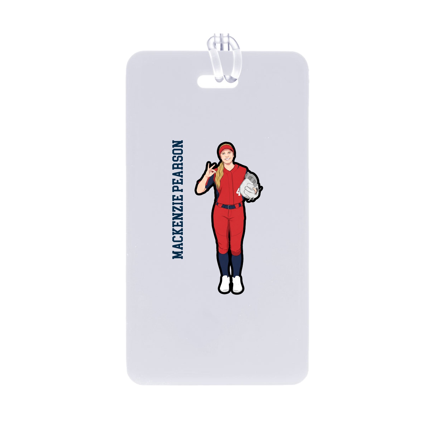 Bag Tag — Name Vertical in Classic