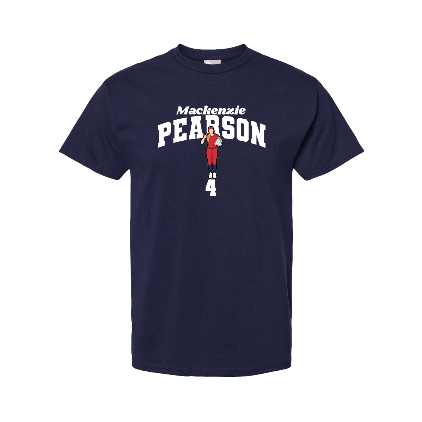 Tee — Signature Arch in Navy