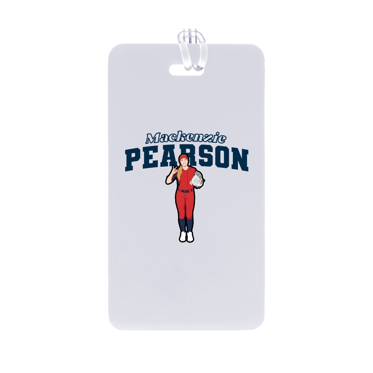 Bag Tag — Name Arch in Classic