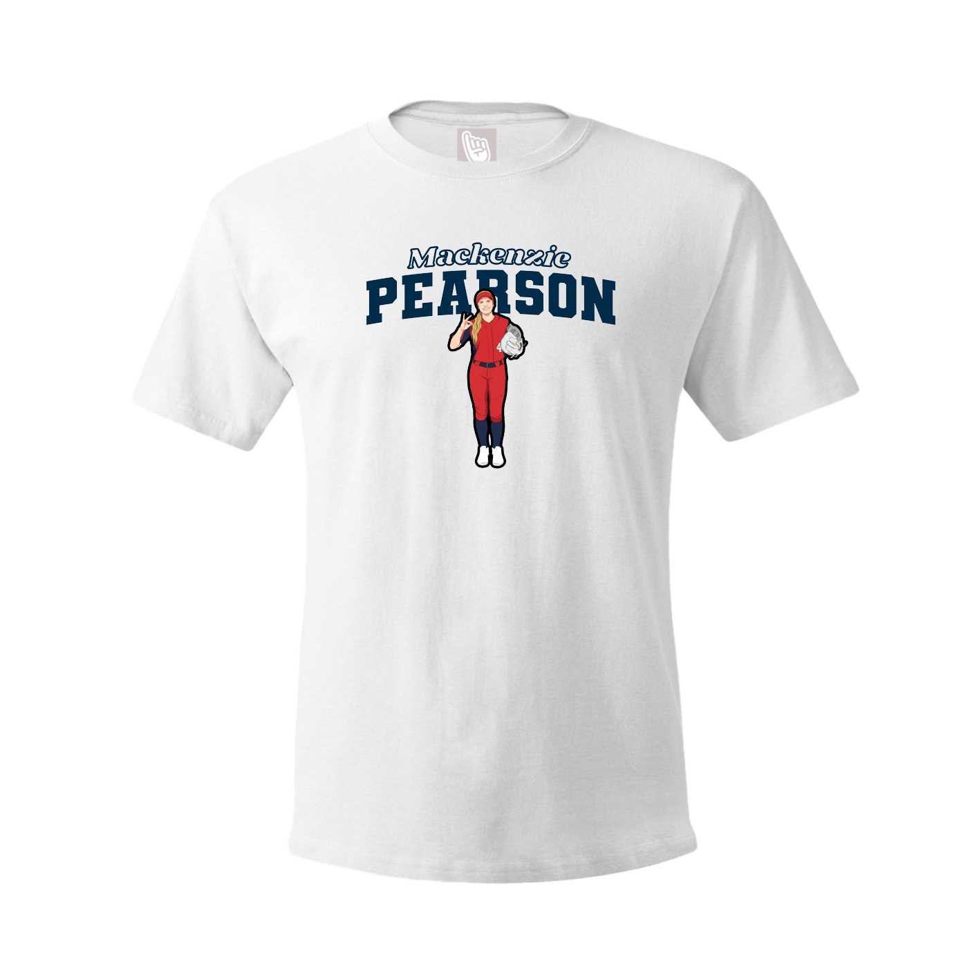 Tee — Name Arch in White