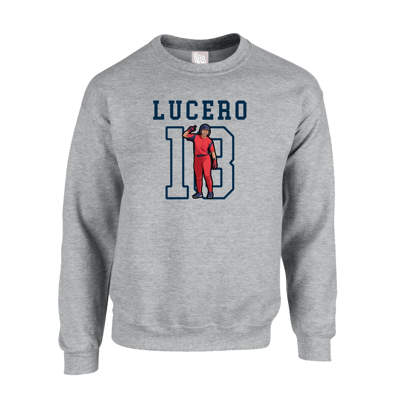 Fleece Crew — Shirsey in Grey