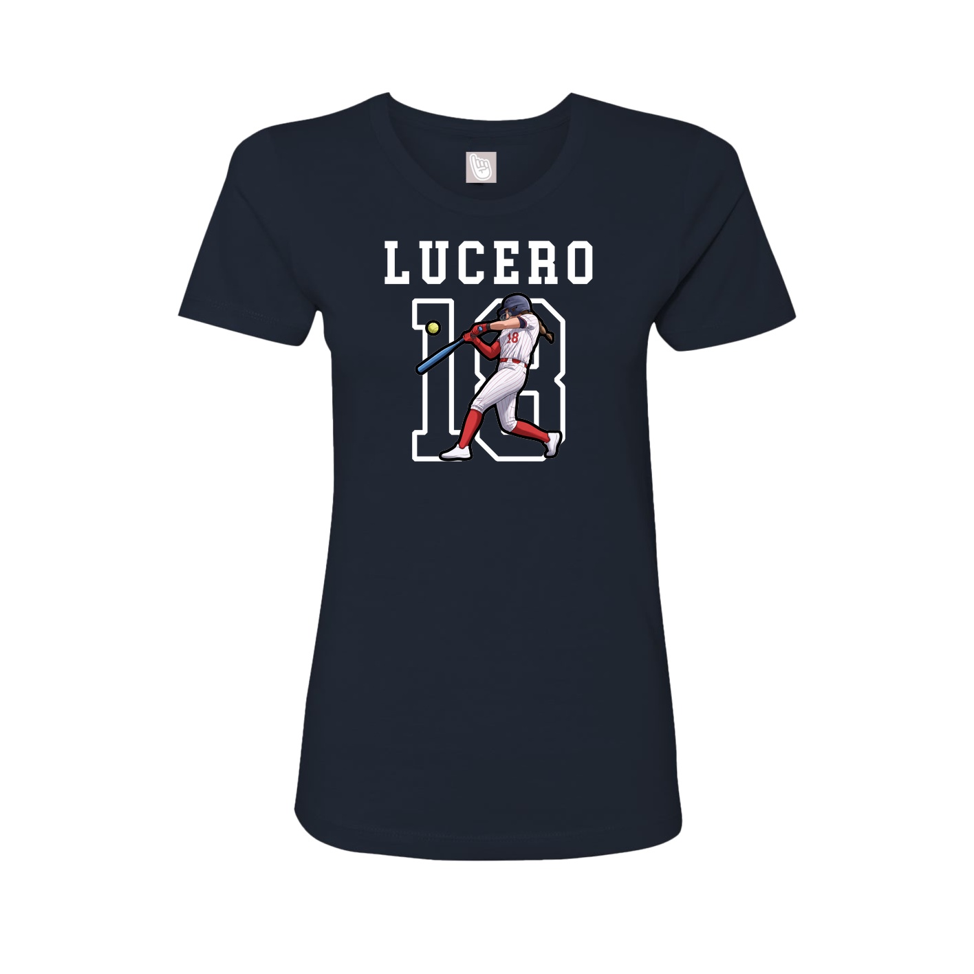 Fitted Women's Tee — Shirsey in Navy