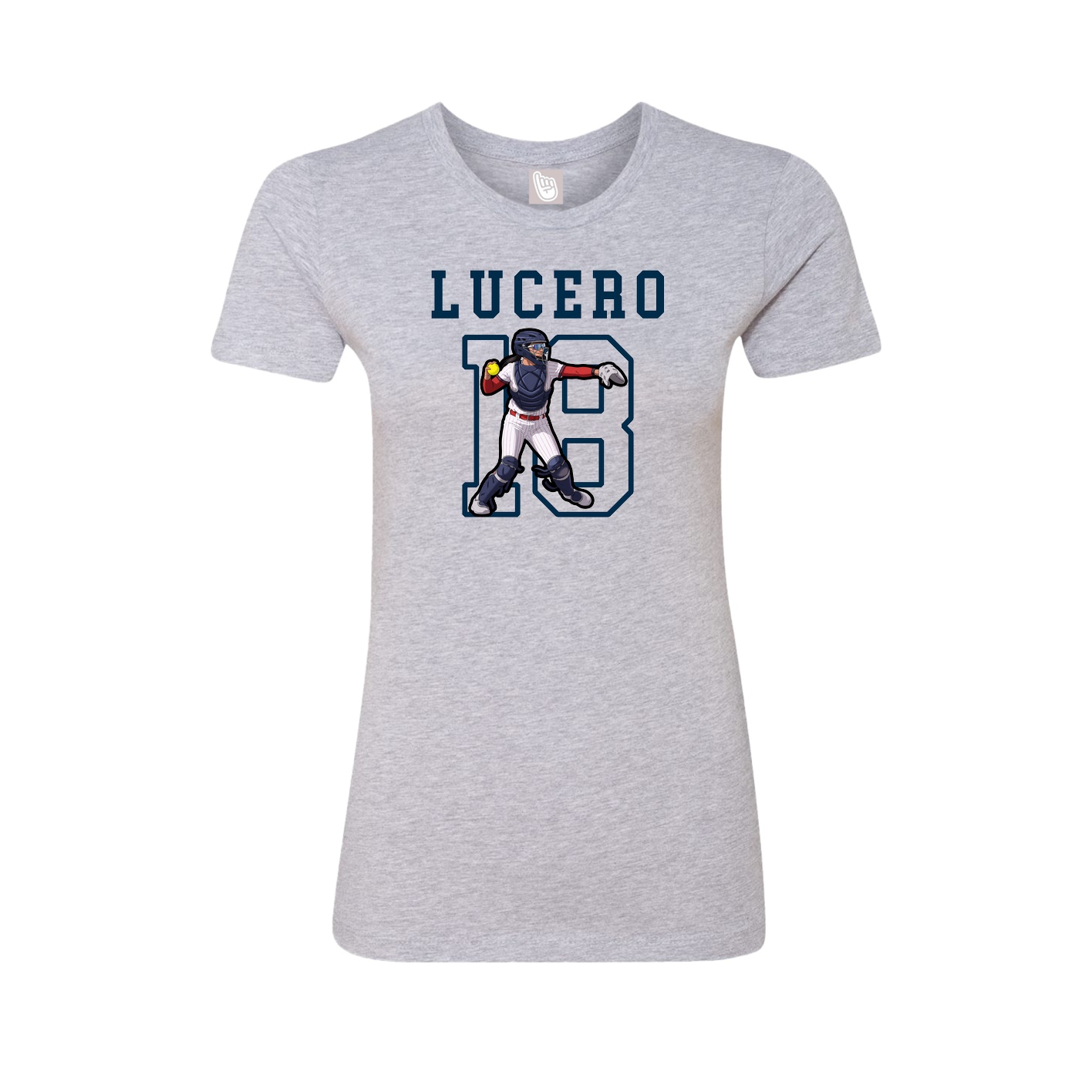 Fitted Women's Tee — Shirsey in Grey