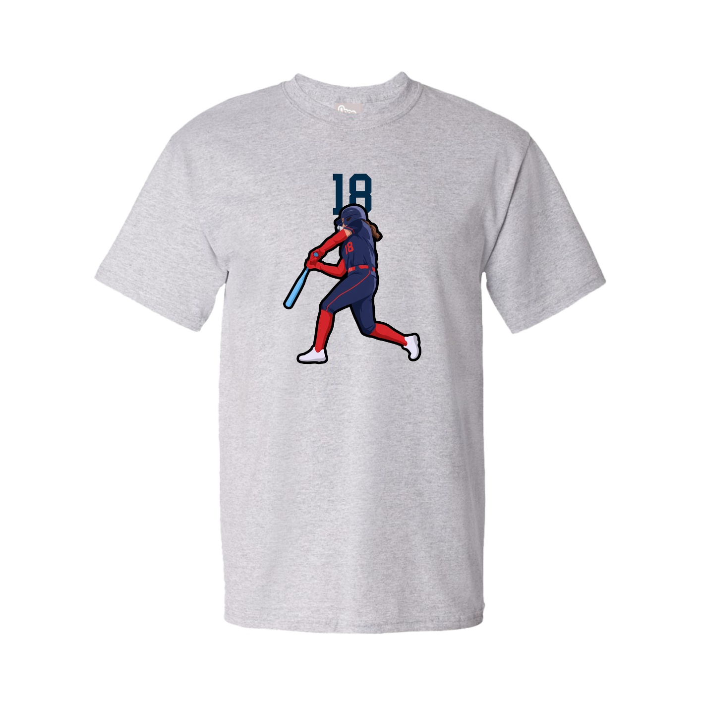Tee — Number Top in Grey