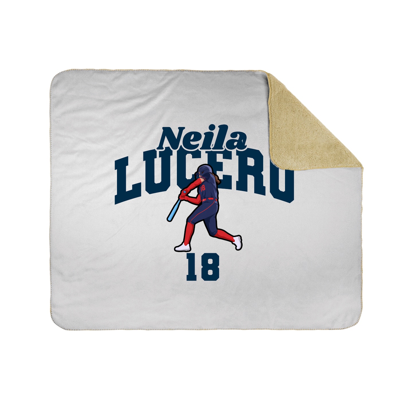 Throw Blanket — Signature Arch in White