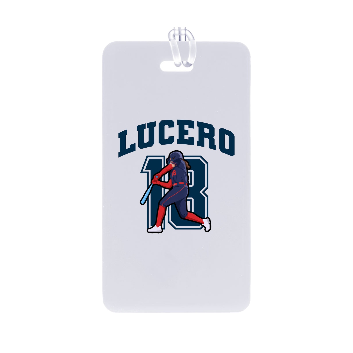 Bag Tag — Number in Classic