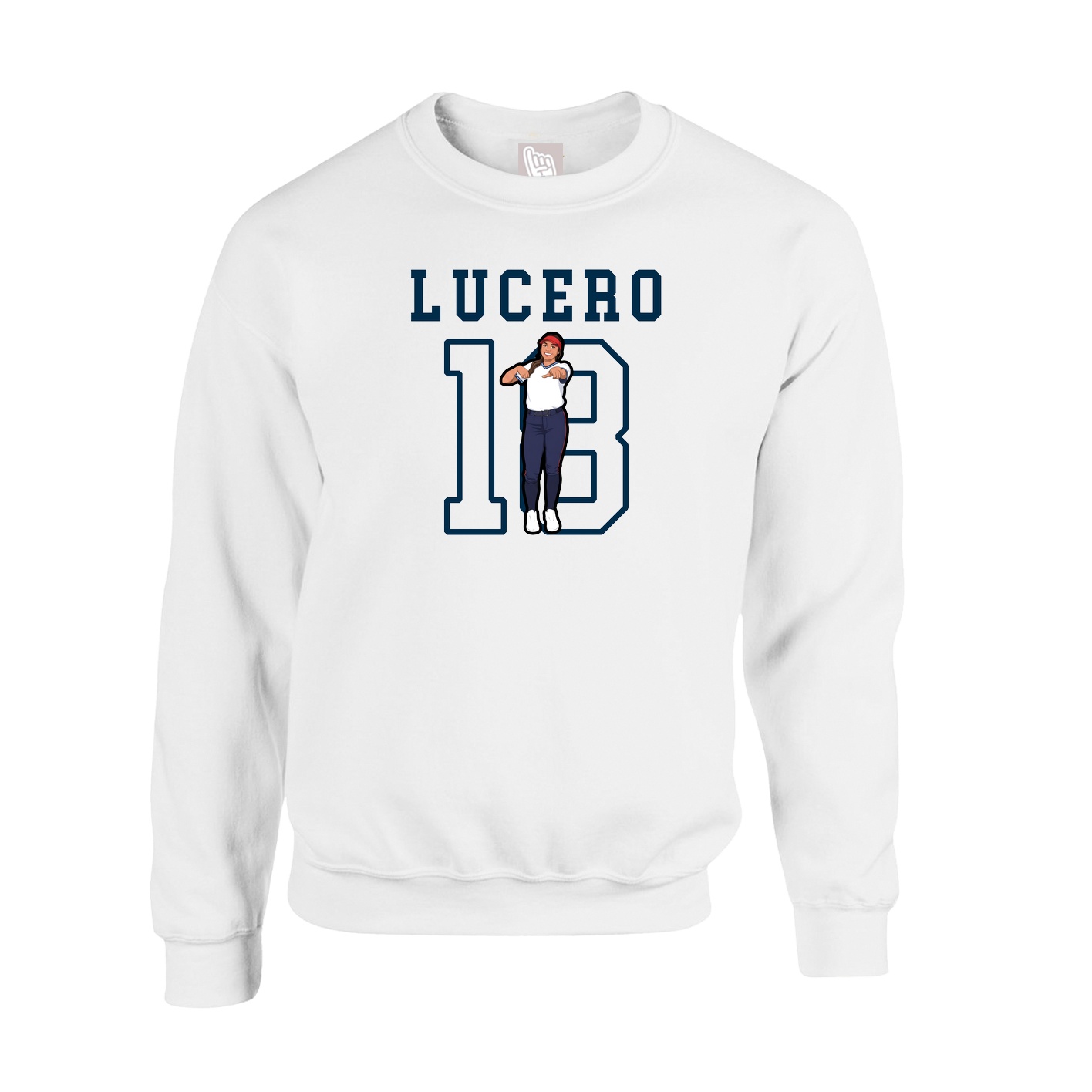 Fleece Crew — Shirsey in White