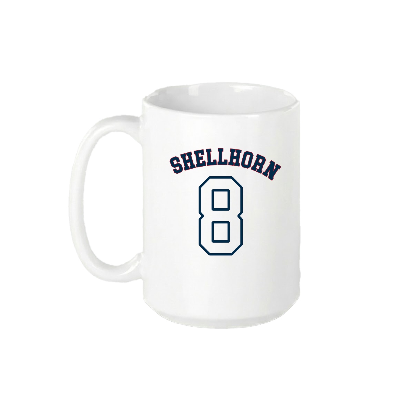 15oz Coffee Mug — Shirsey Arch in White