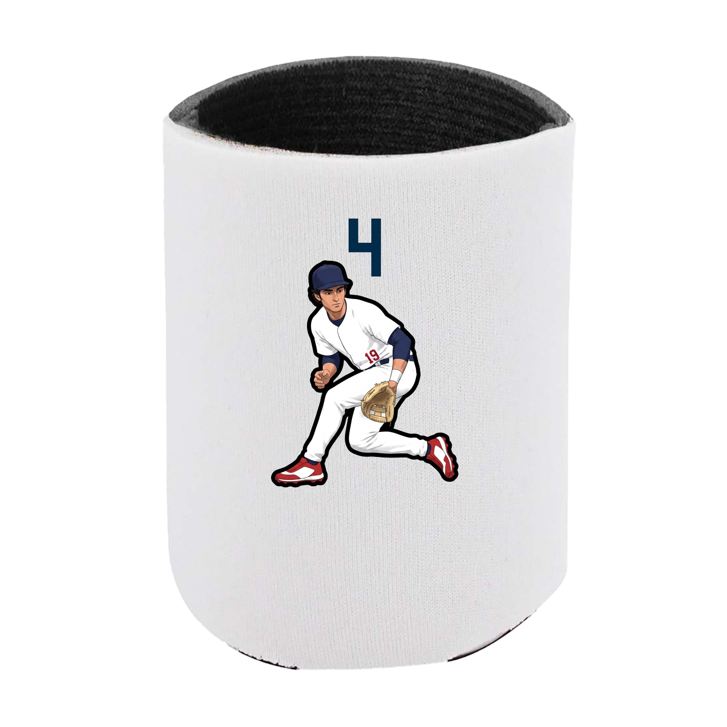 Can Holder — Number Top in White