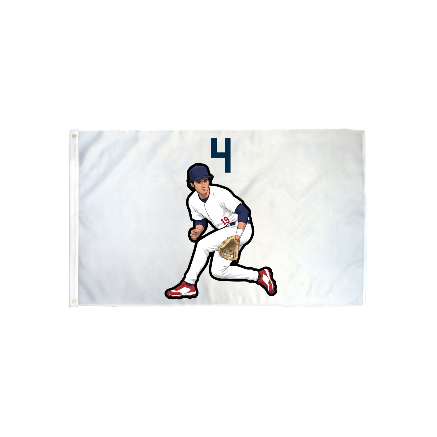 3x5 Flag — Number Top in Classic