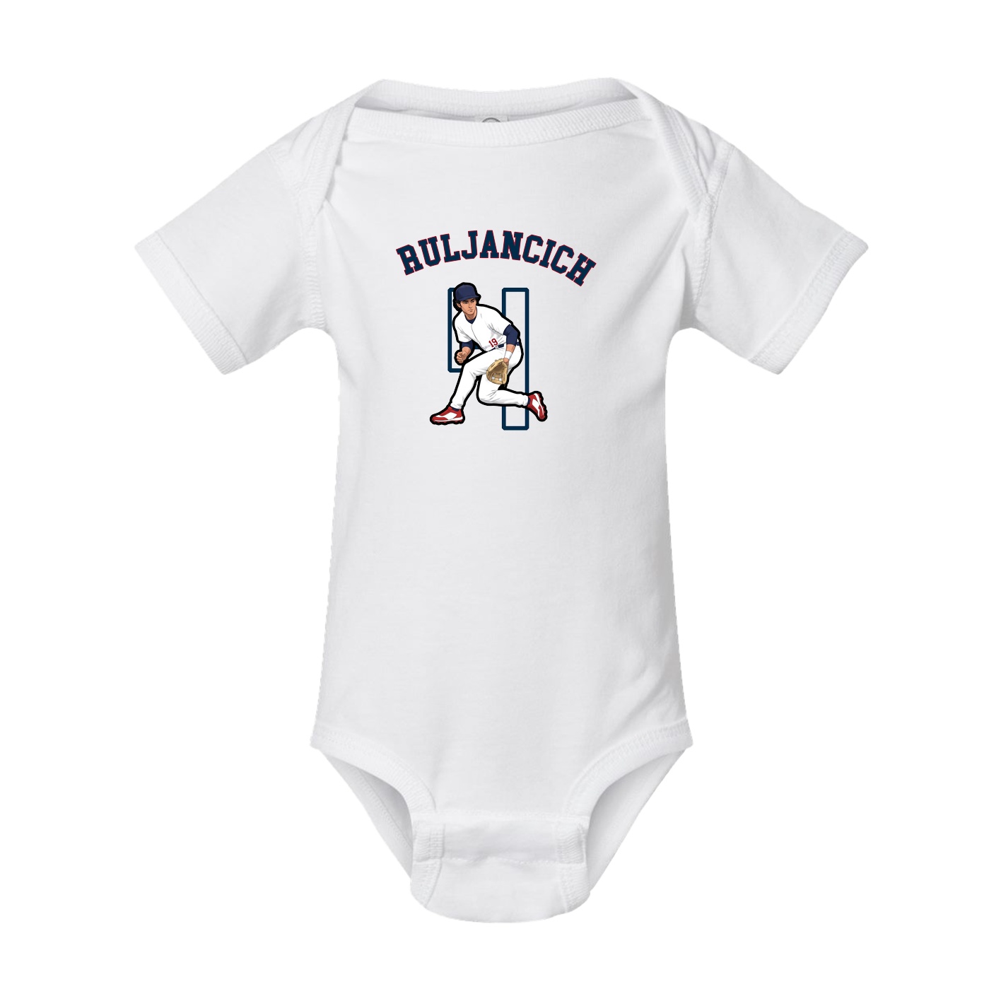 Baby Onesie — Shirsey Arch in White