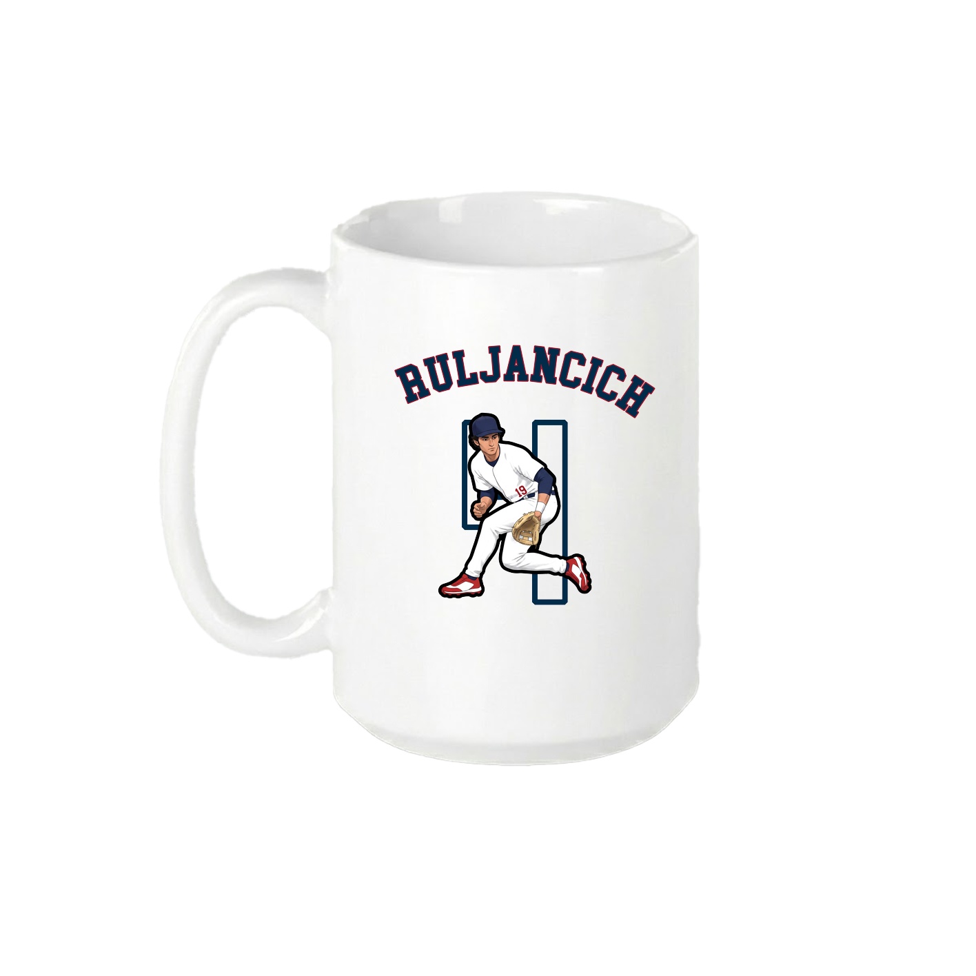 15oz Coffee Mug — Shirsey Arch in White