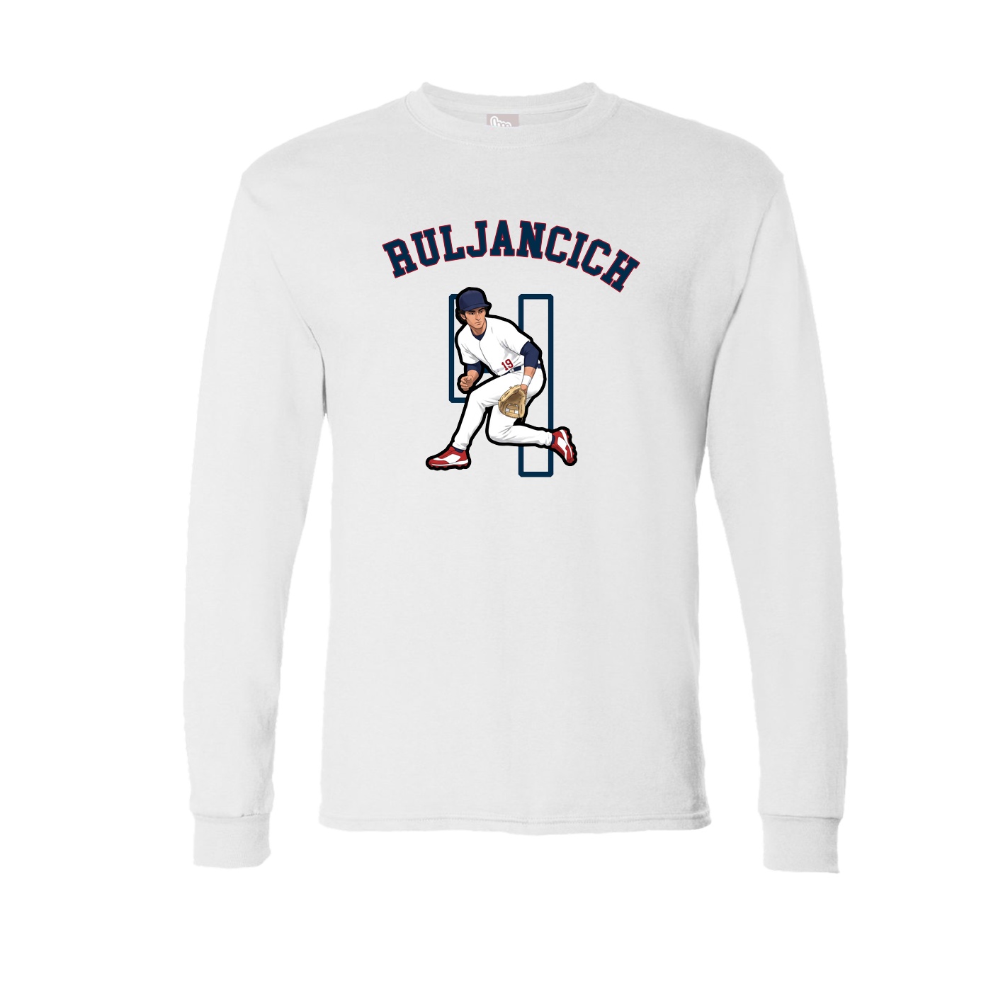 Long Sleeve Tee — Shirsey Arch in White