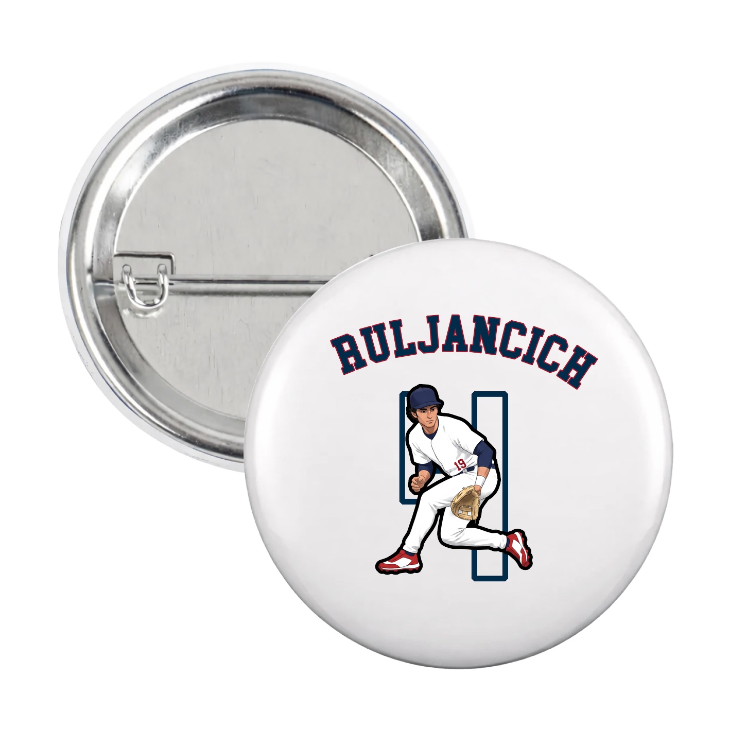 Game Day Button — Shirsey Arch in White