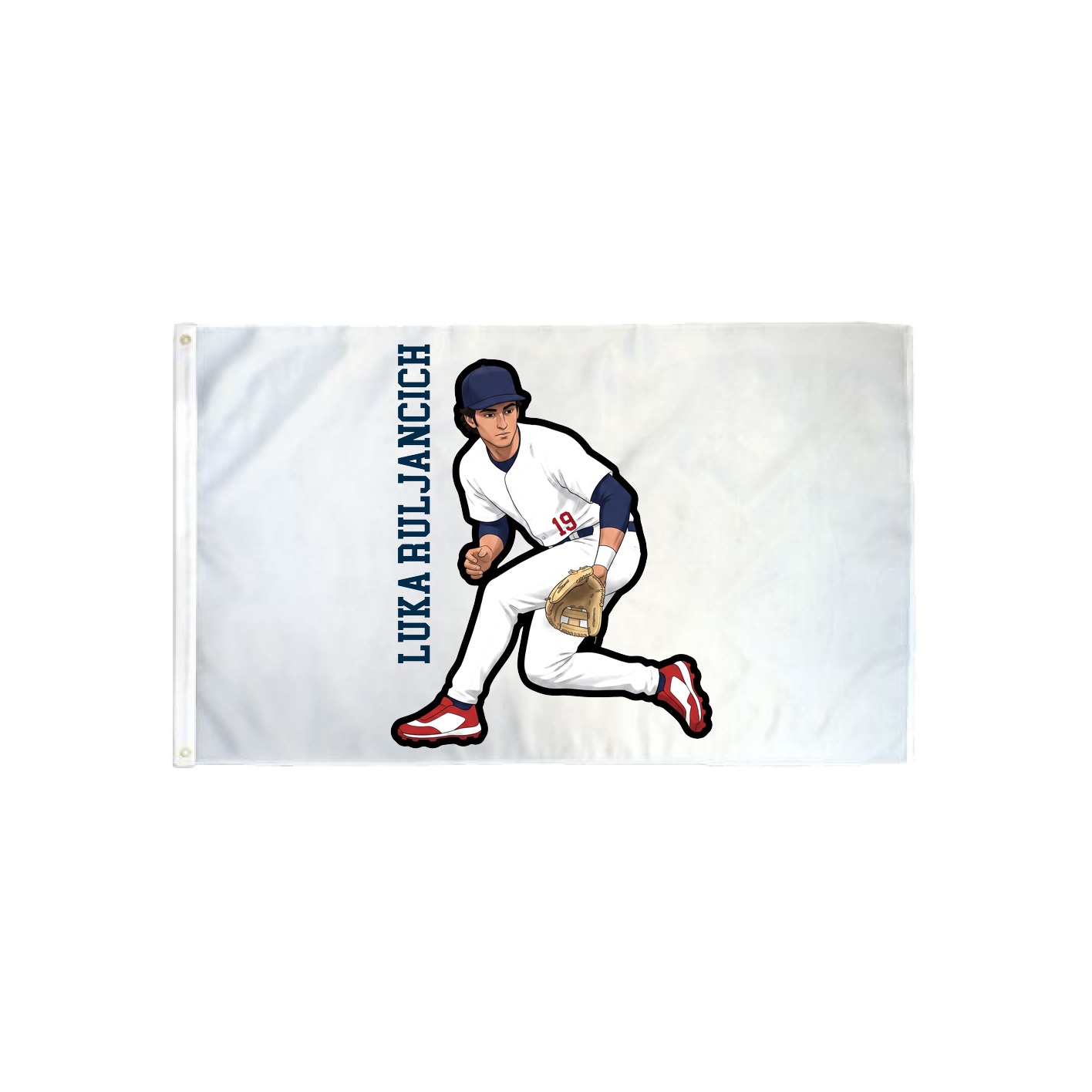 3x5 Flag — Name Vertical in Classic