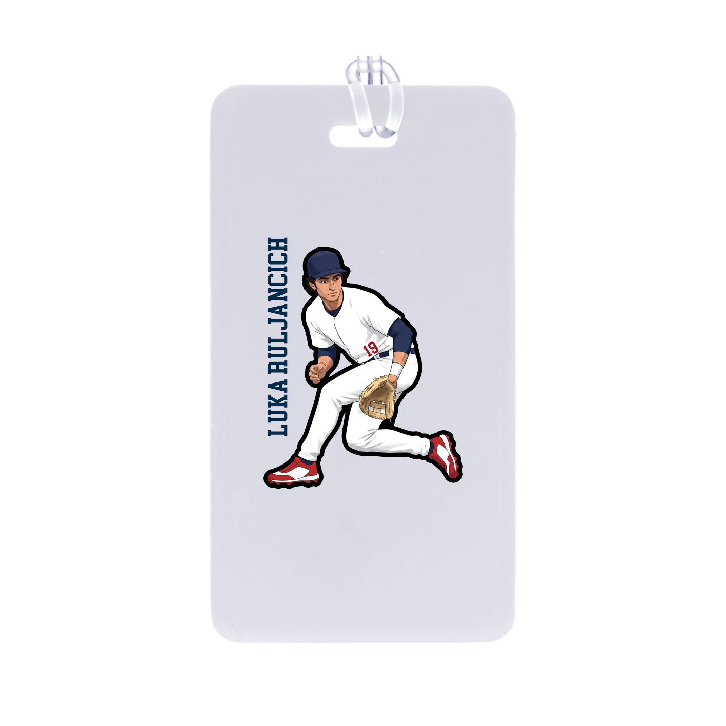 Bag Tag — Name Vertical in Classic