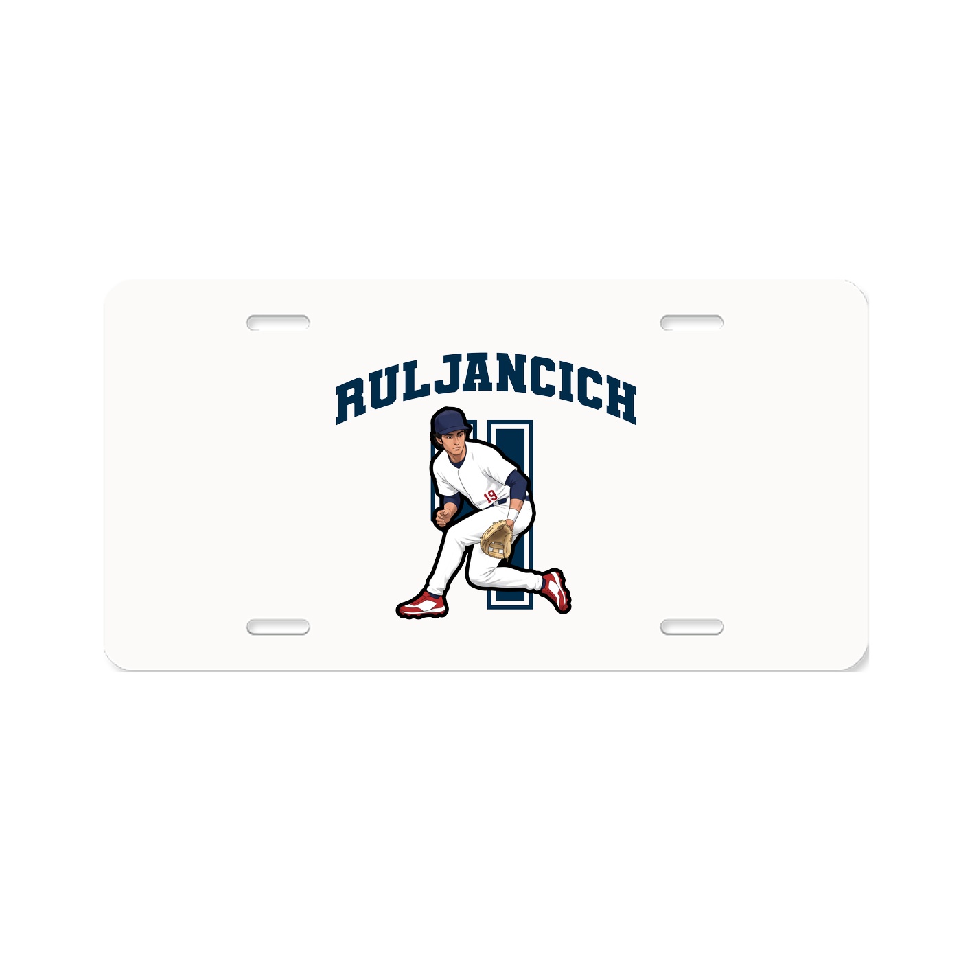 License Plate — Number in Classic