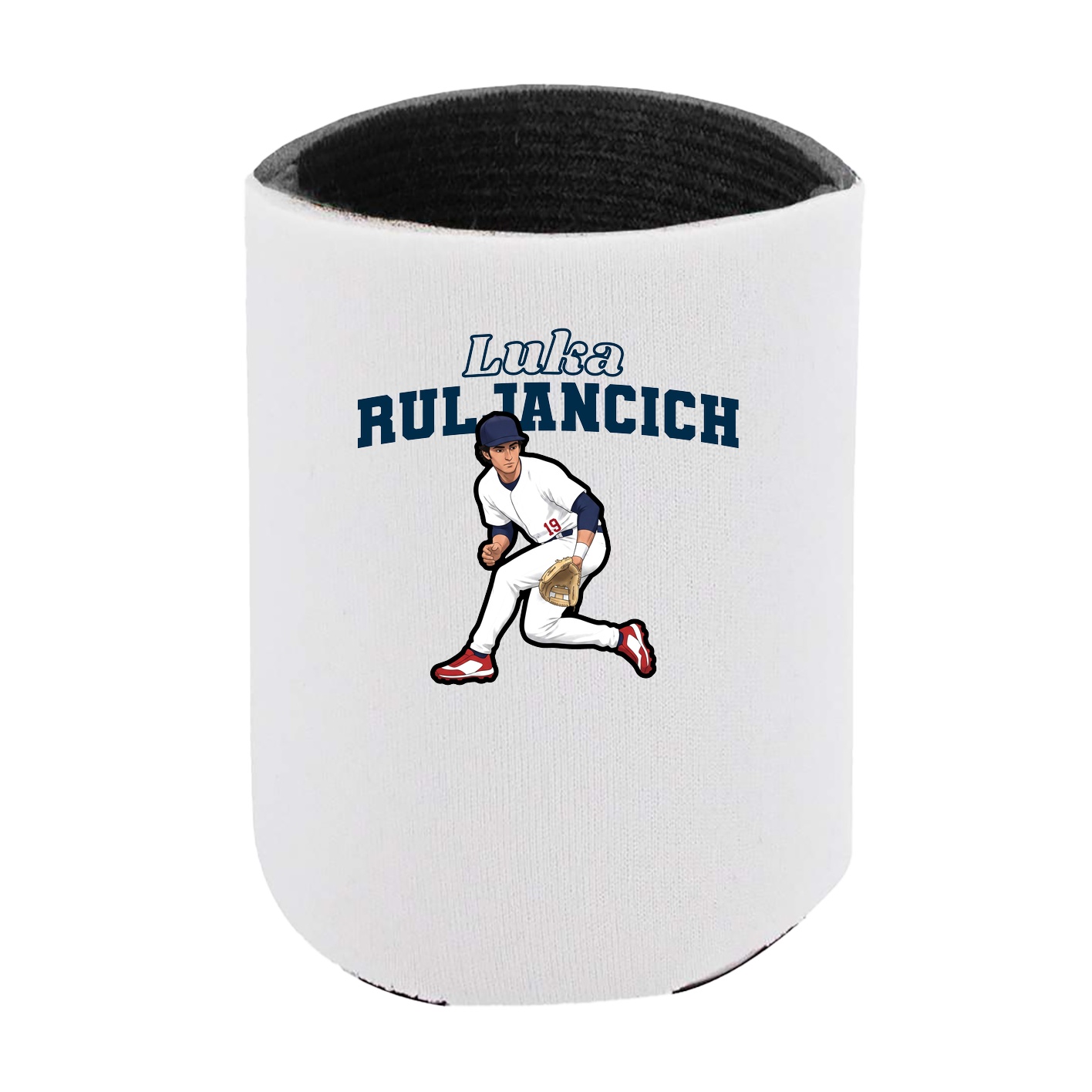 Can Holder — Name Arch in White