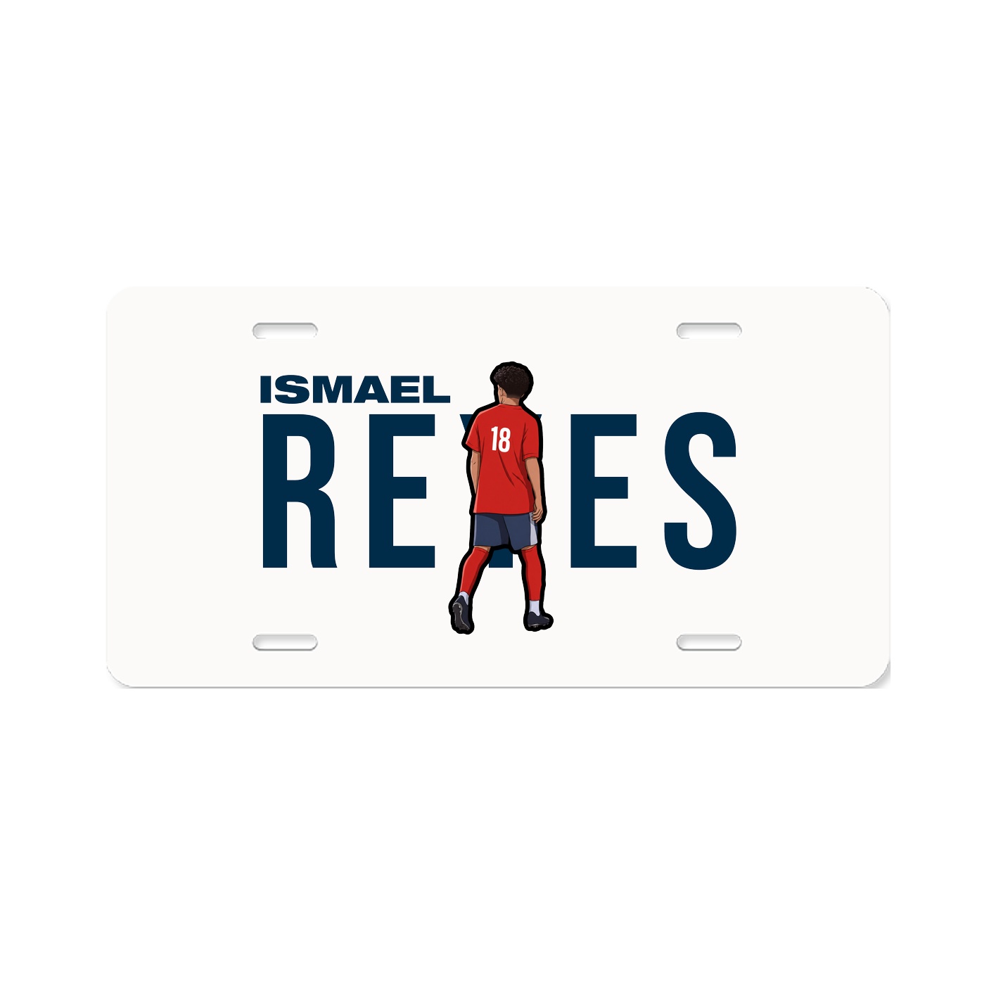 License Plate — Player Name in Classic