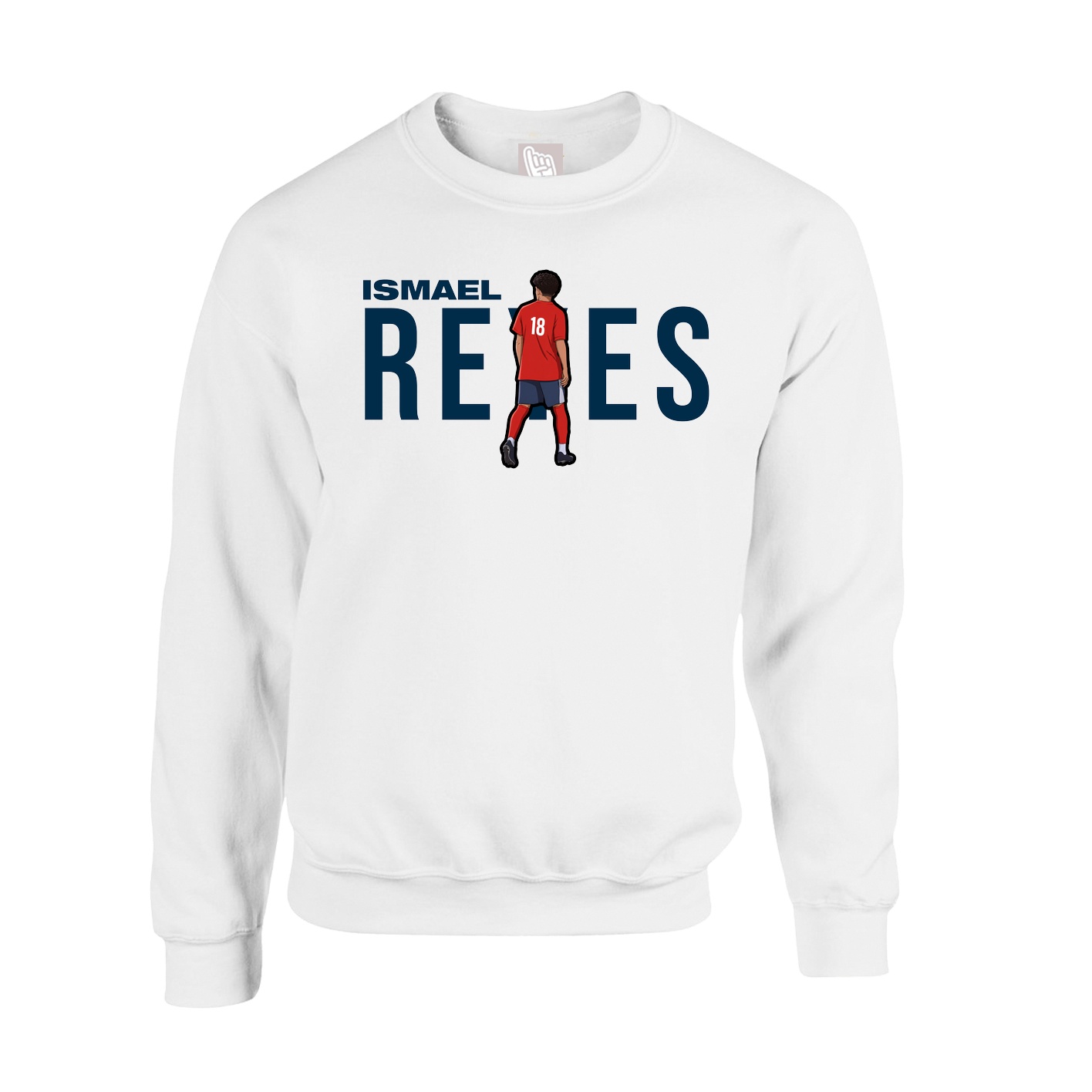 Fleece Crew — Player Name in White