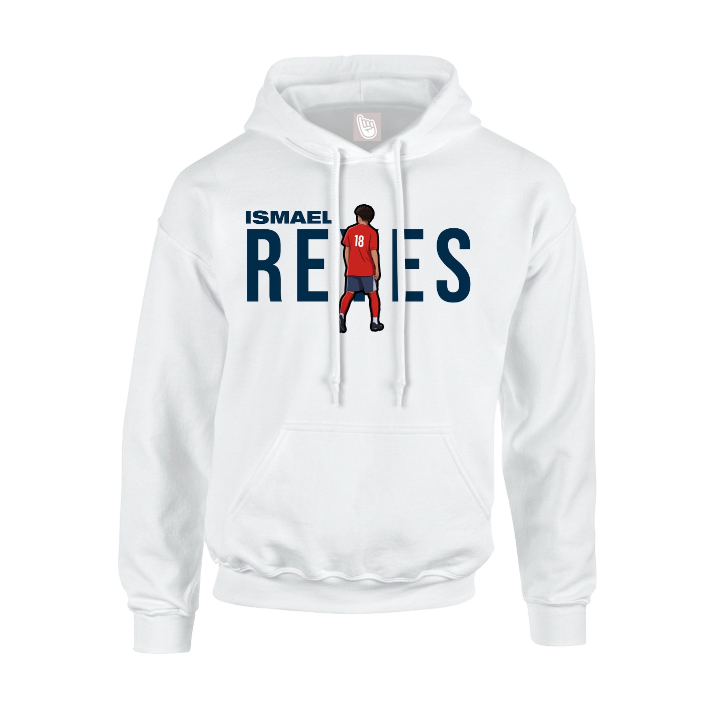 Youth Hoodie — Player Name in White