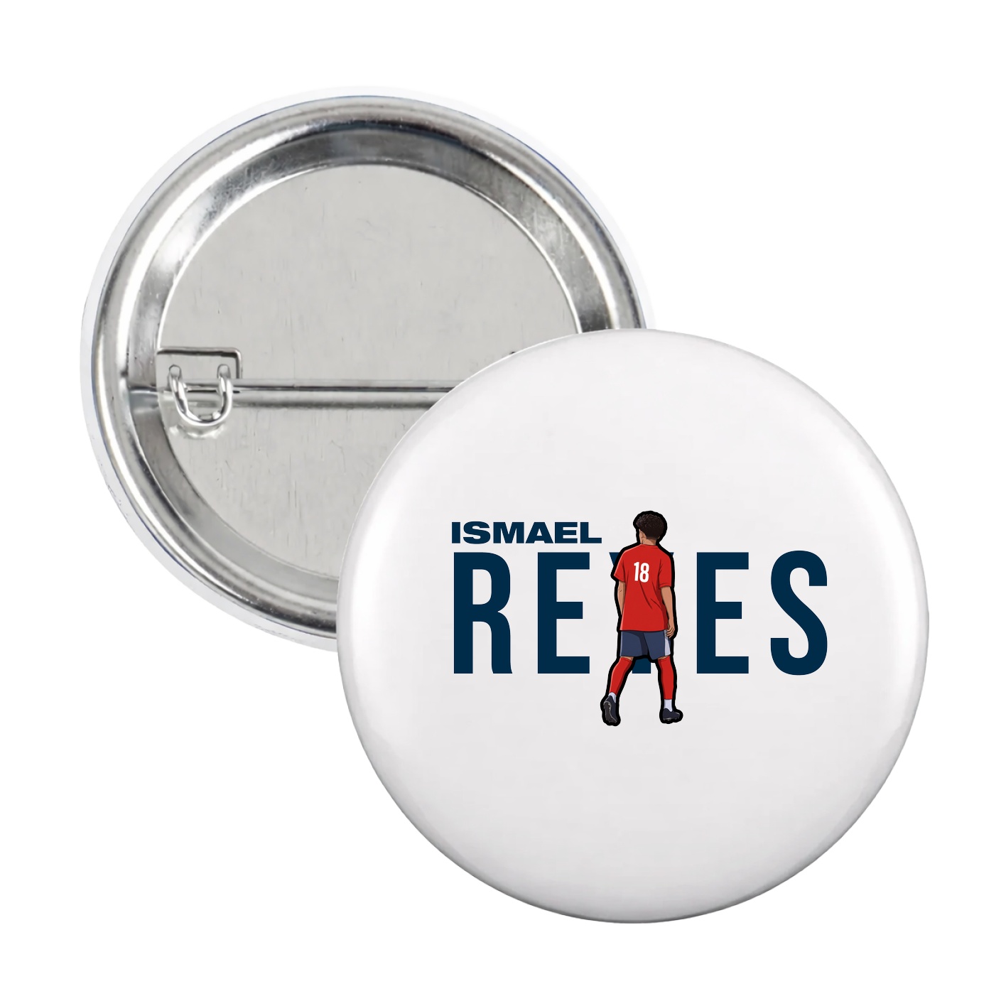 Game Day Button — Player Name in White