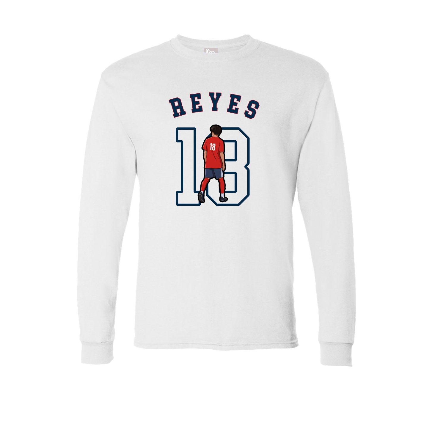 Long Sleeve Tee — Shirsey Arch in White