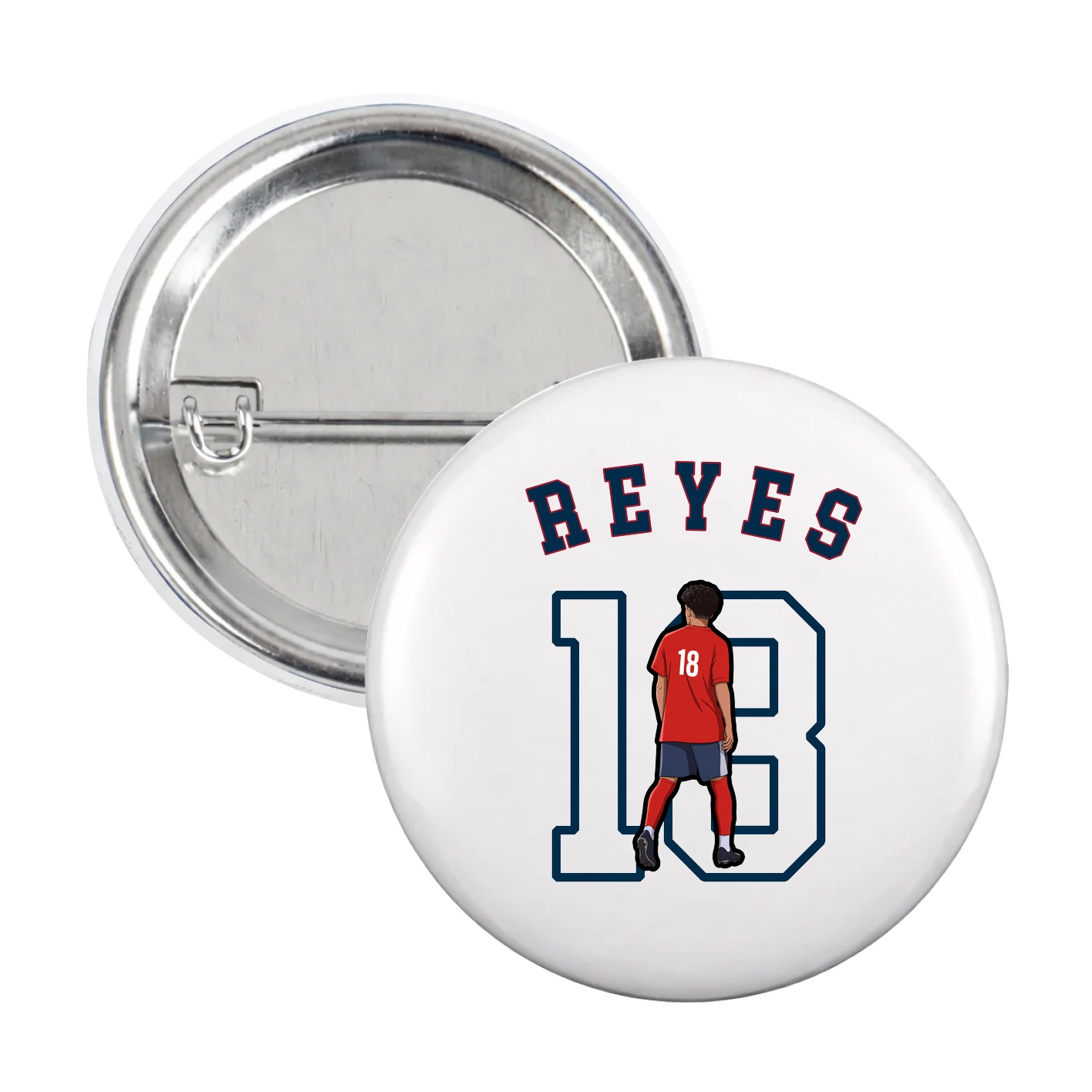 Game Day Button — Shirsey Arch in White