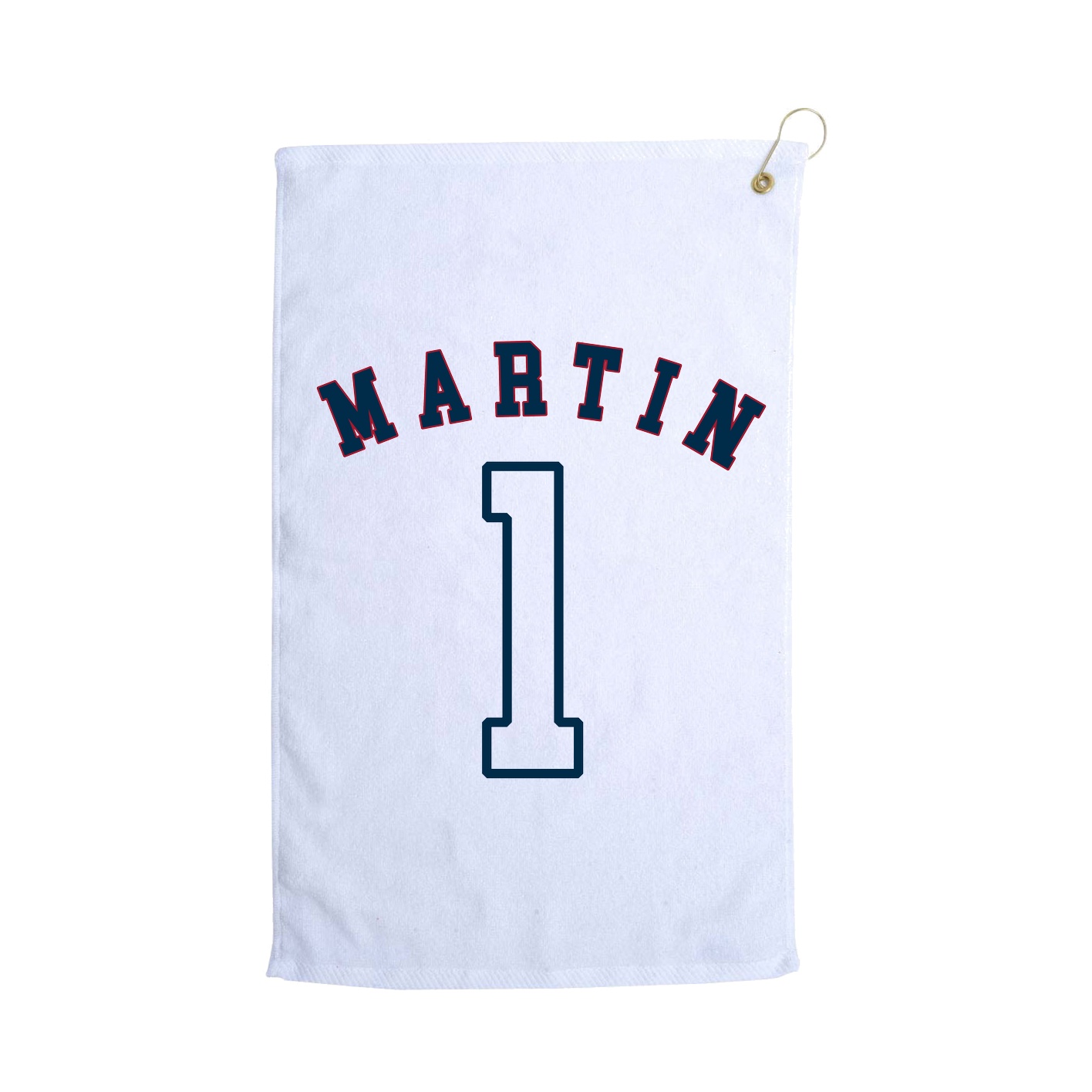 Golf Towel — Shirsey Arch in White
