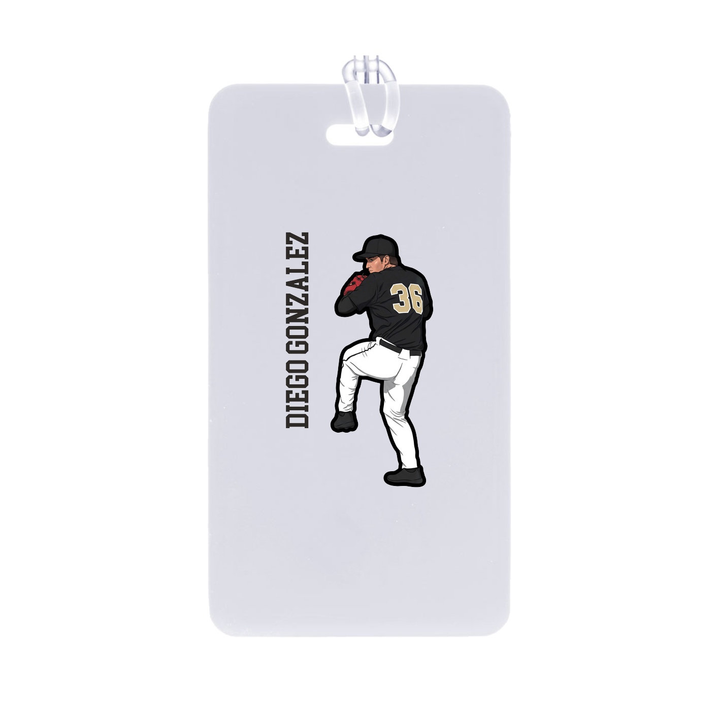 Bag Tag — Name Vertical in Classic