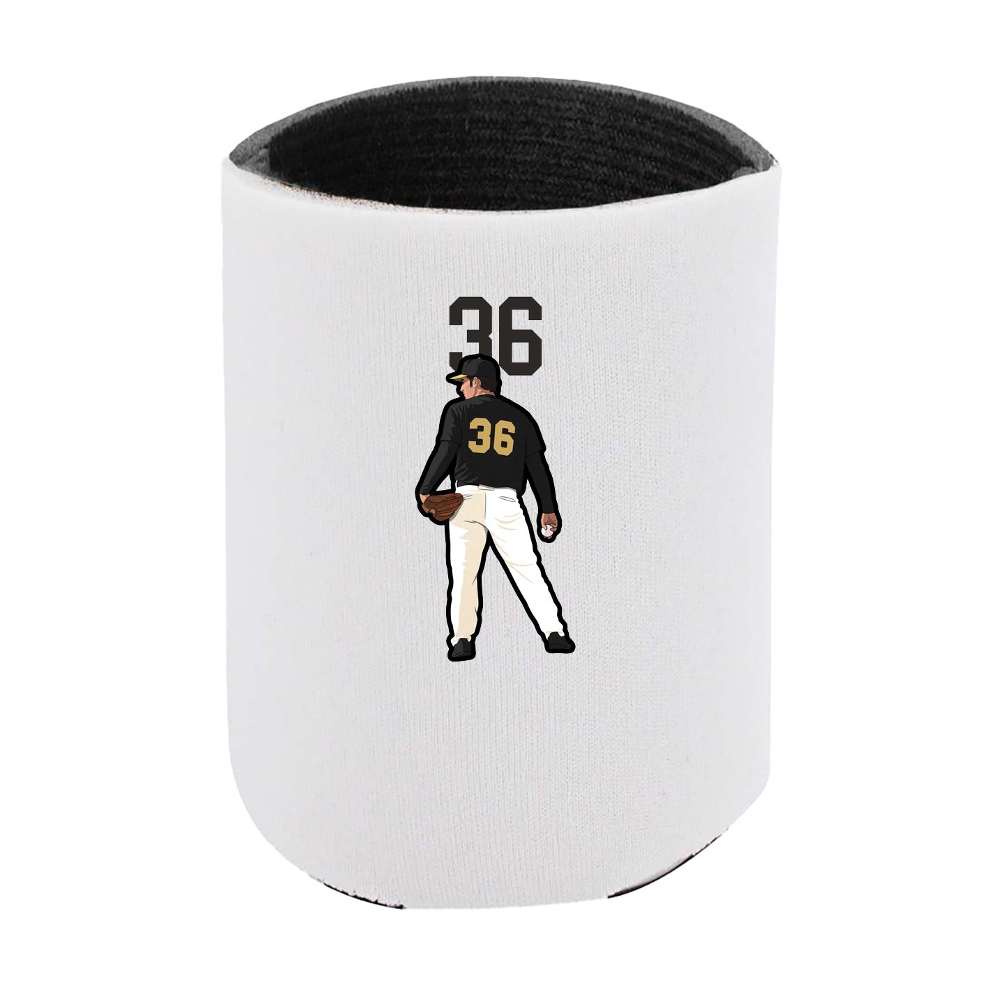 Can Holder — Number Top in White