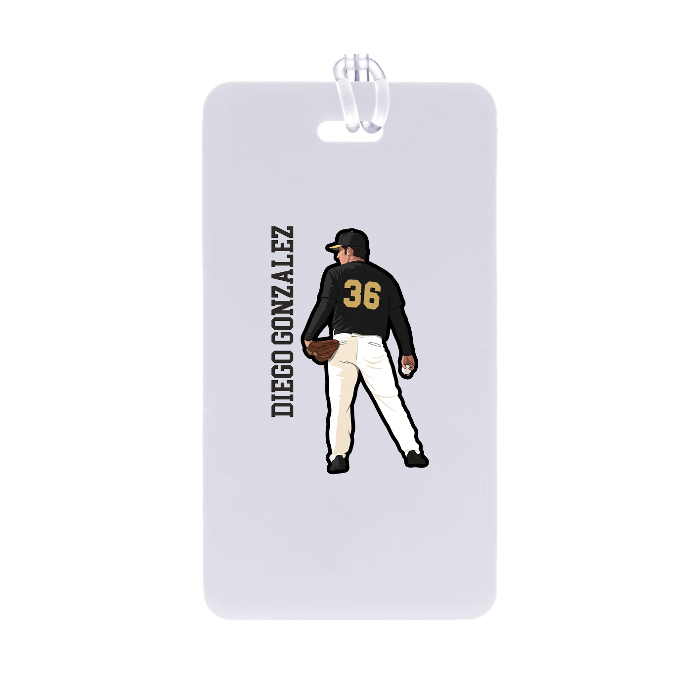 Bag Tag — Name Vertical in Classic