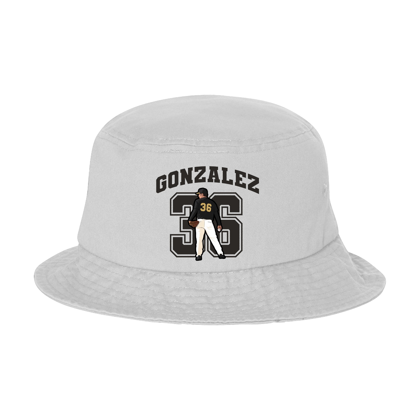 Bucket Cap — Number in White