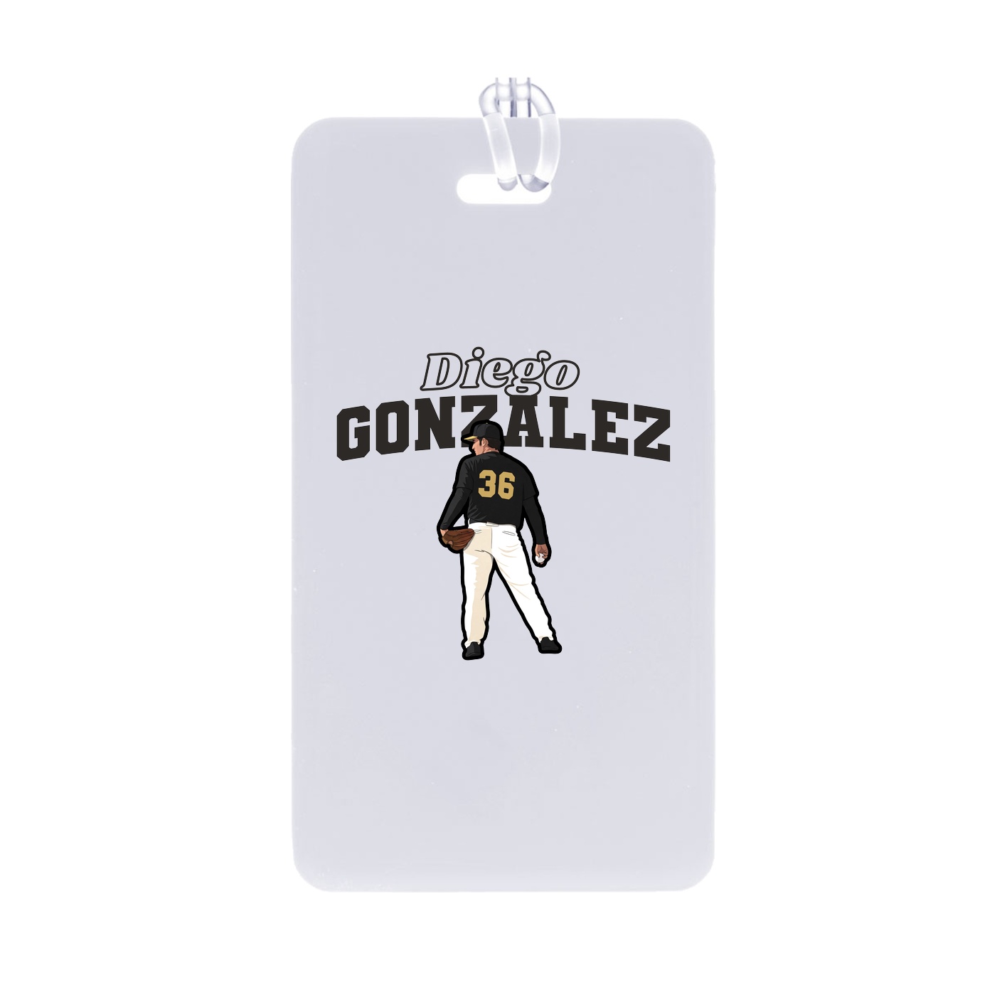 Bag Tag — Name Arch in Classic