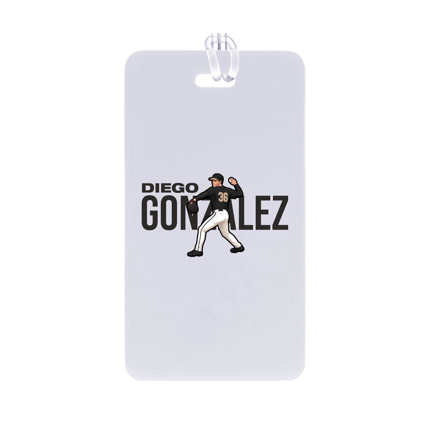Bag Tag — Player Name in Classic