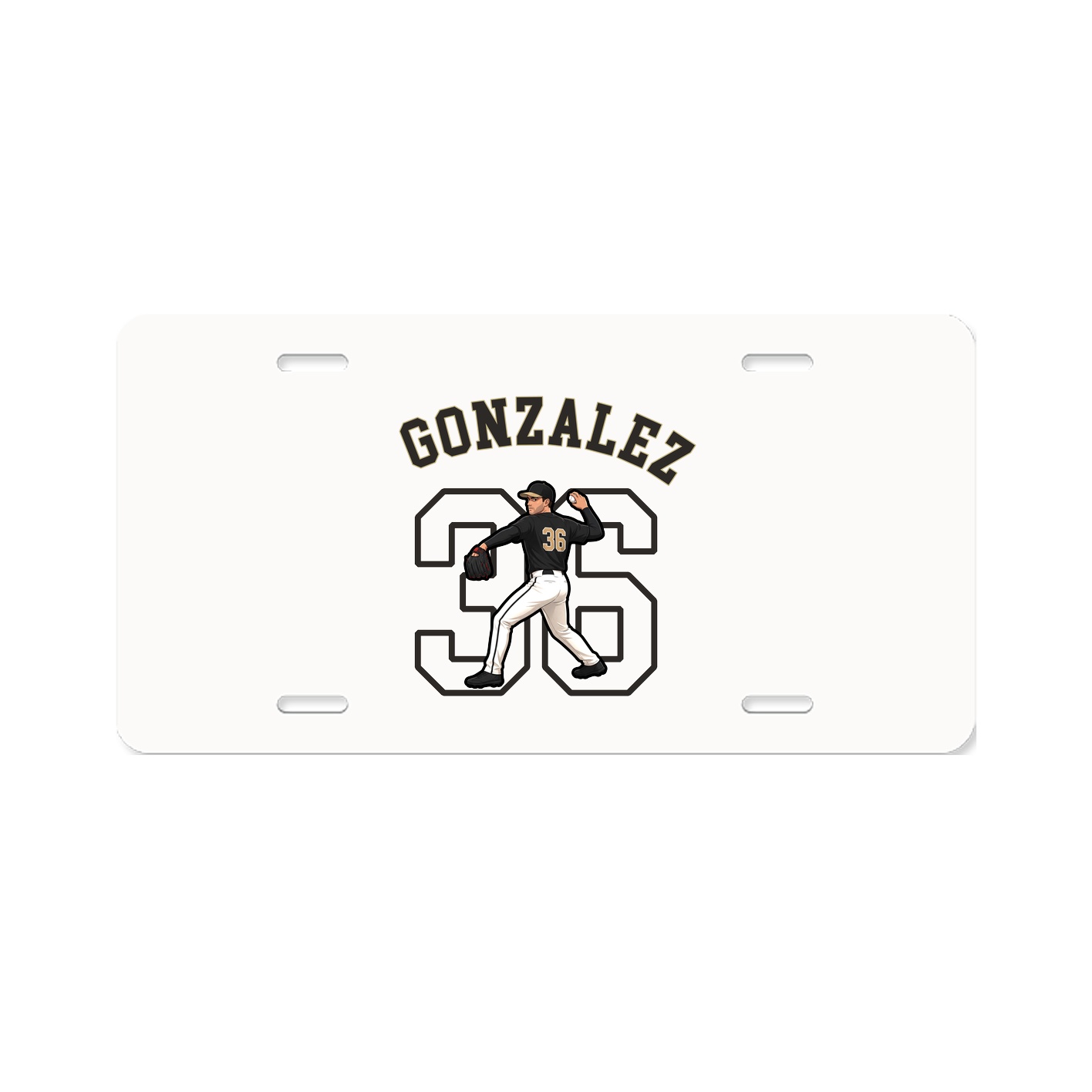 License Plate — Shirsey Arch in Classic